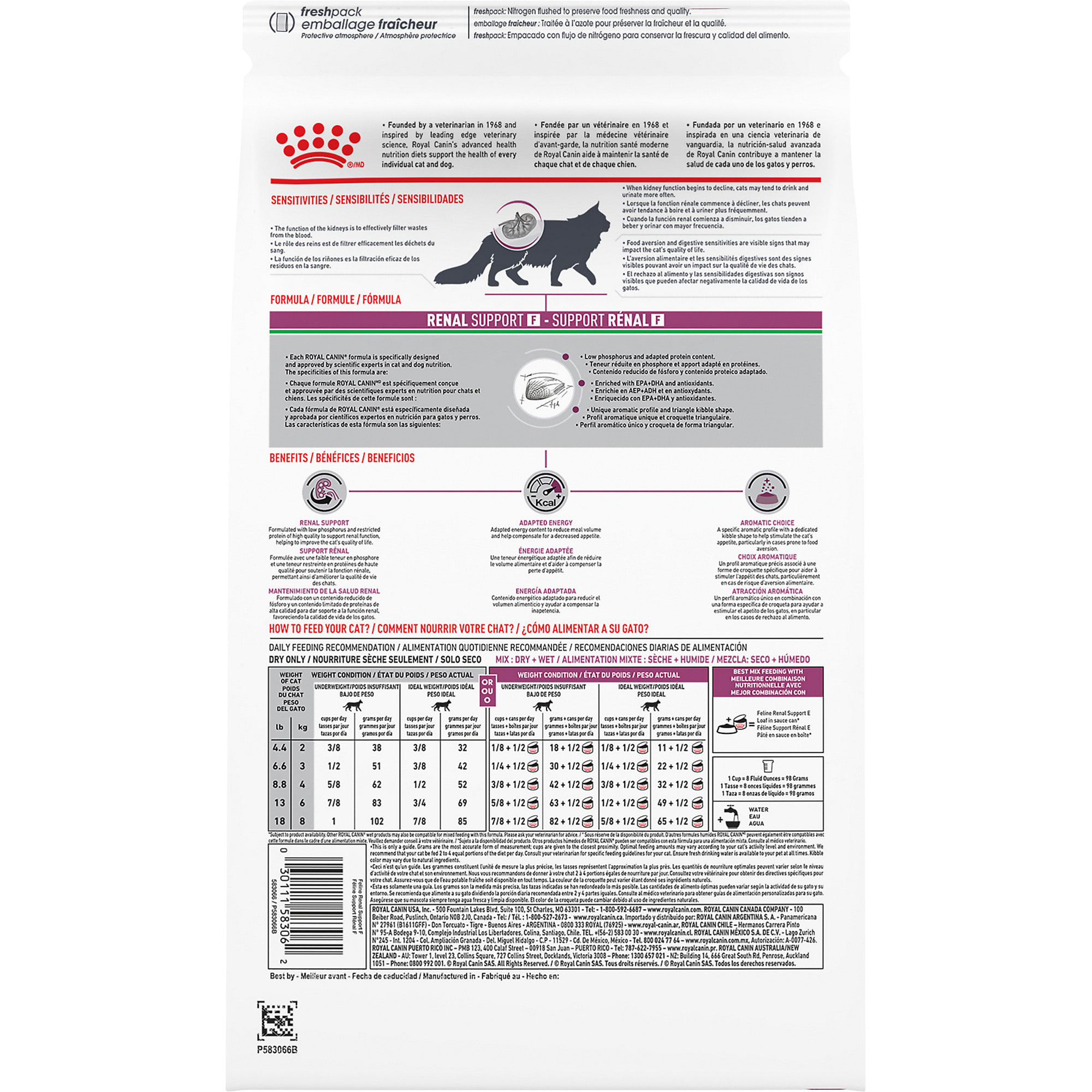 Royal Canin Veterinary Diet Renal Support F Flavorful Dry Cat Food 6 6 Lbs Petco