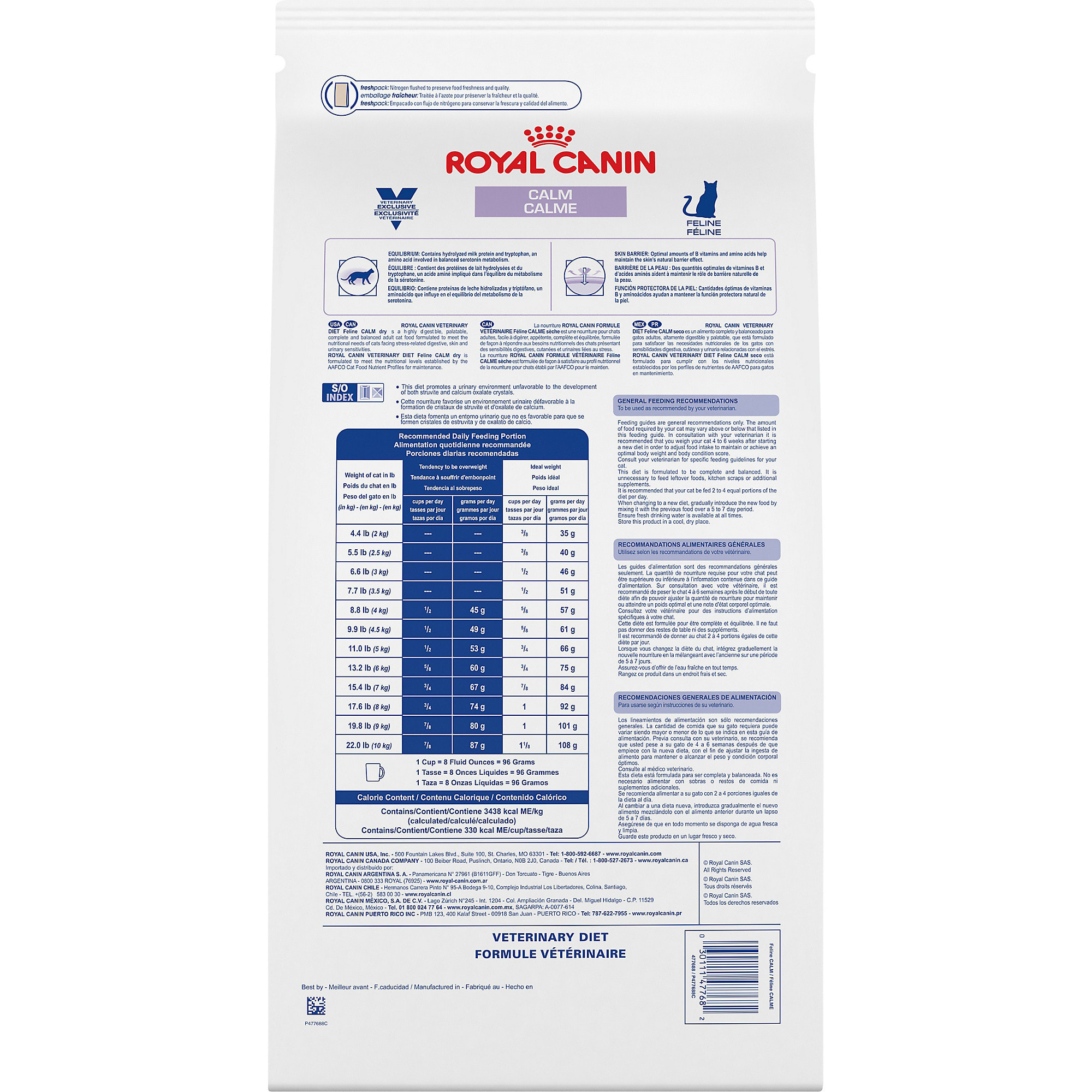 royal canin calm cat food