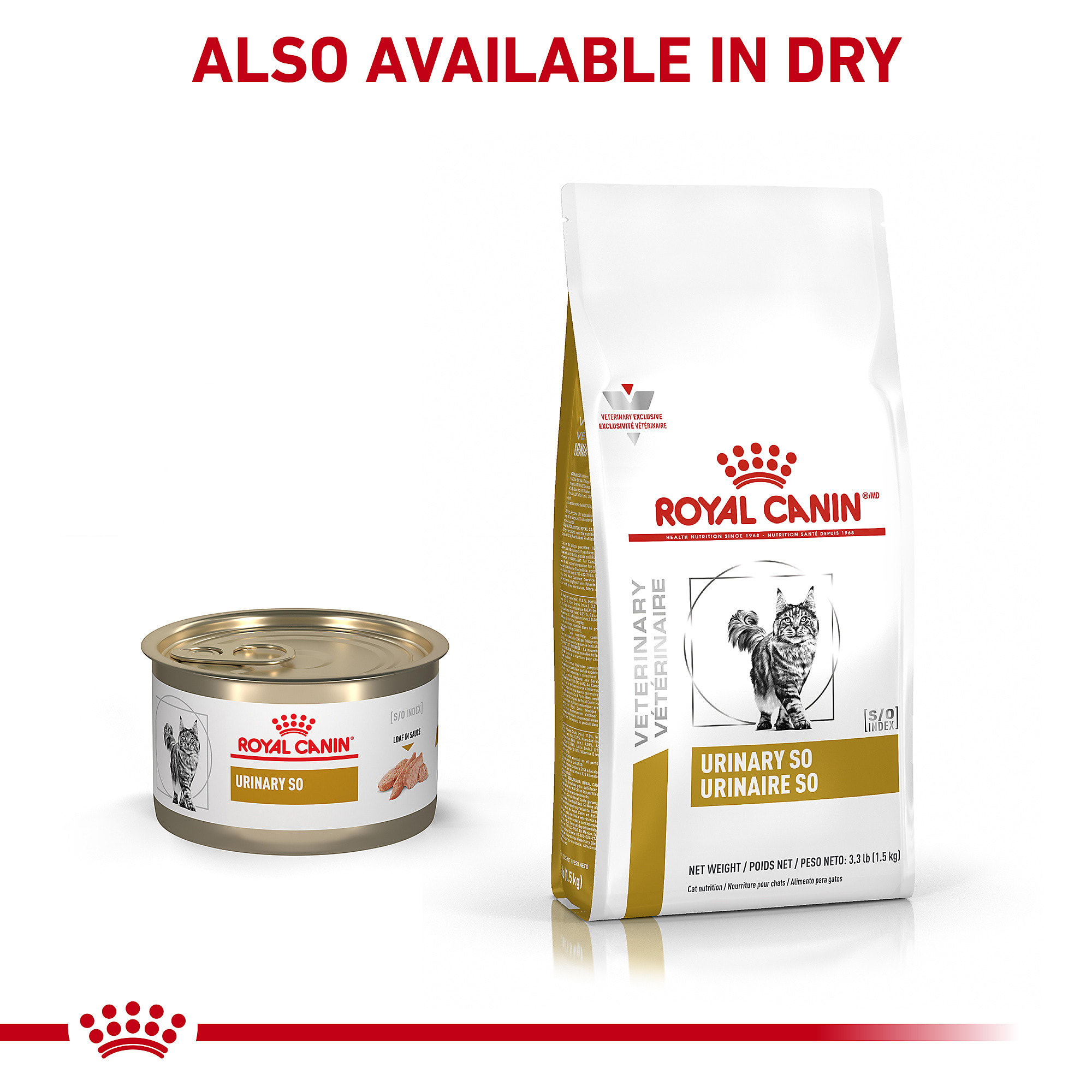 Royal Canin Veterinary Diet Urinary SO Morsels in Gravy Cat Food, 3 oz.,  Case of 24 | Petco