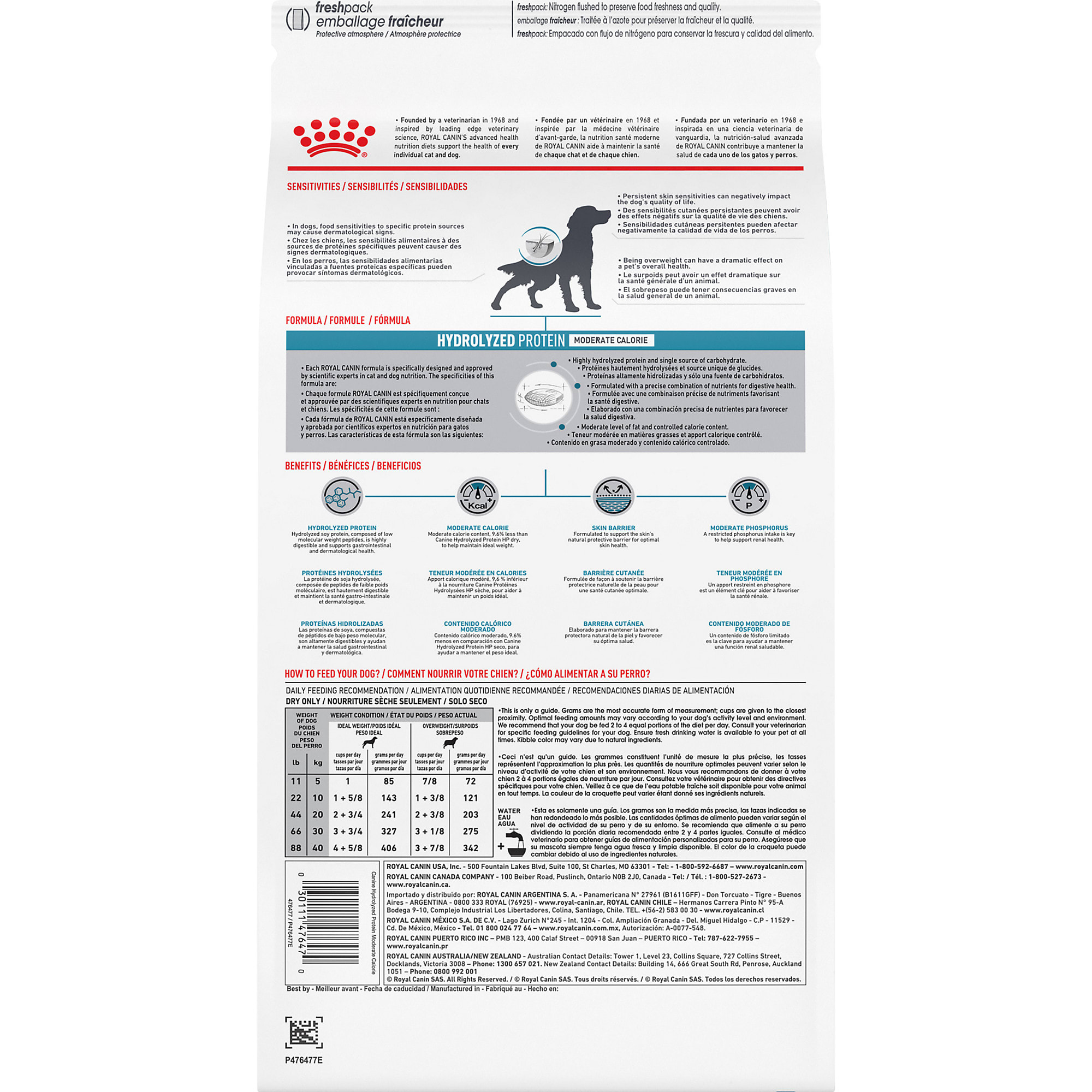 Royal canin store hydrolyzed moderate calorie