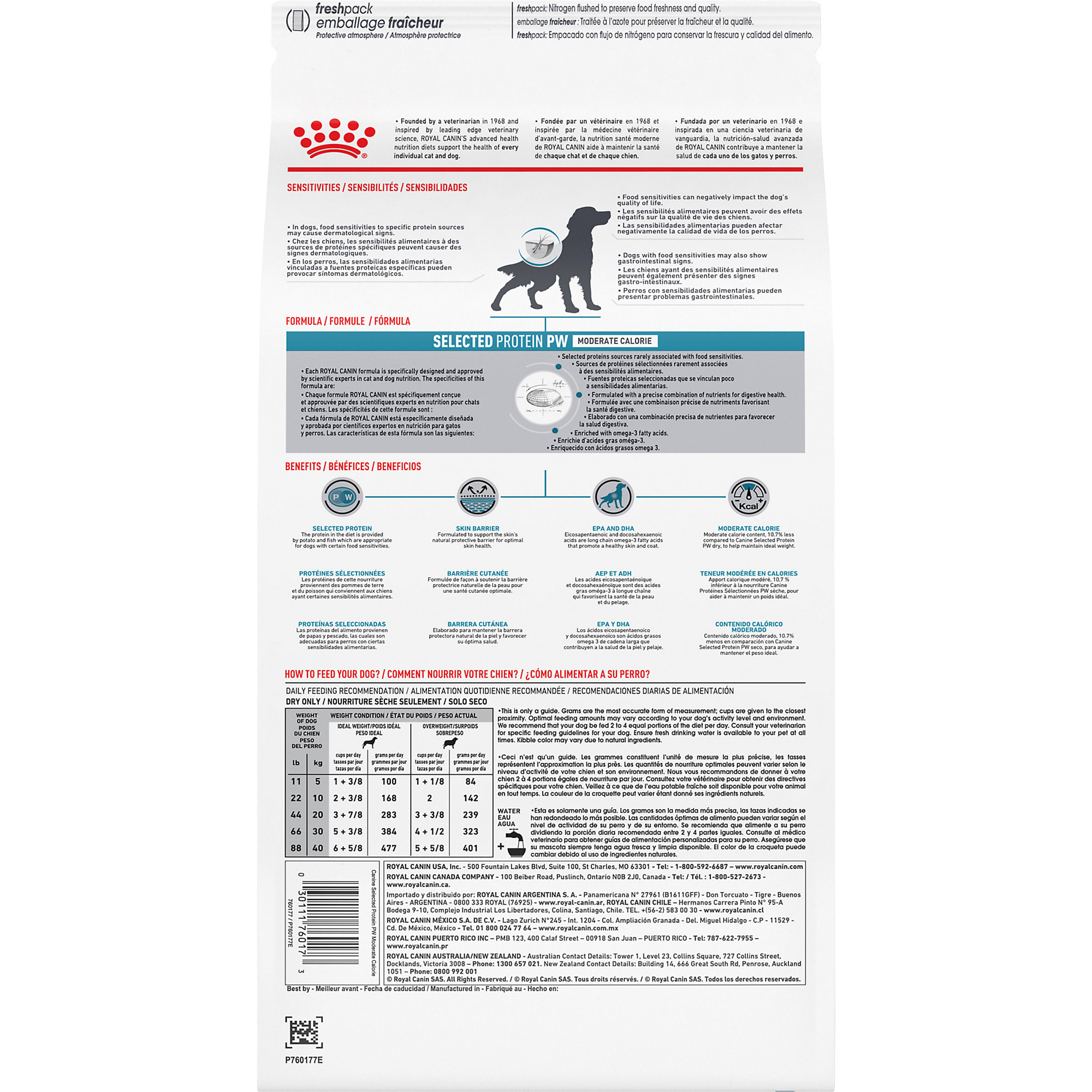 Royal canin 2025 selected protein pw