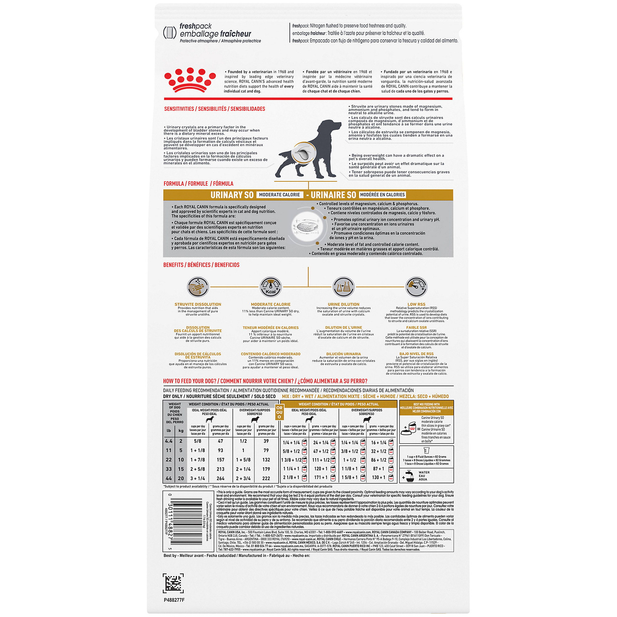 Royal canin urinary 2024 so low calorie