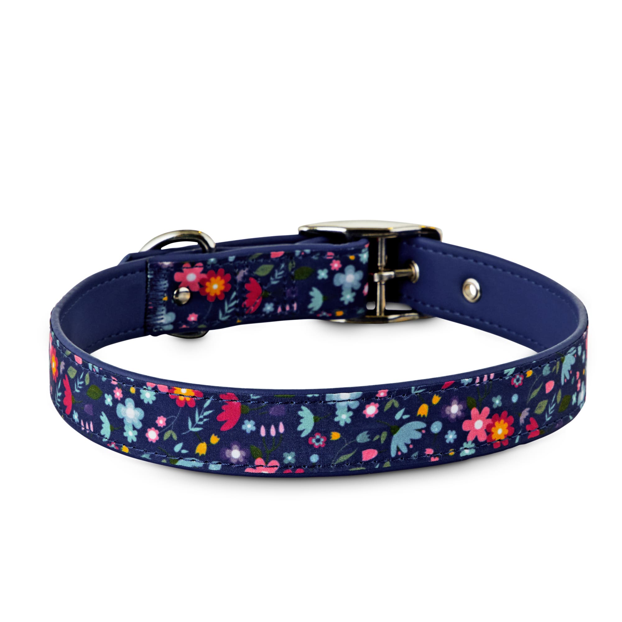 Bond \u0026 Co. Blue Blossom Dog Collar 