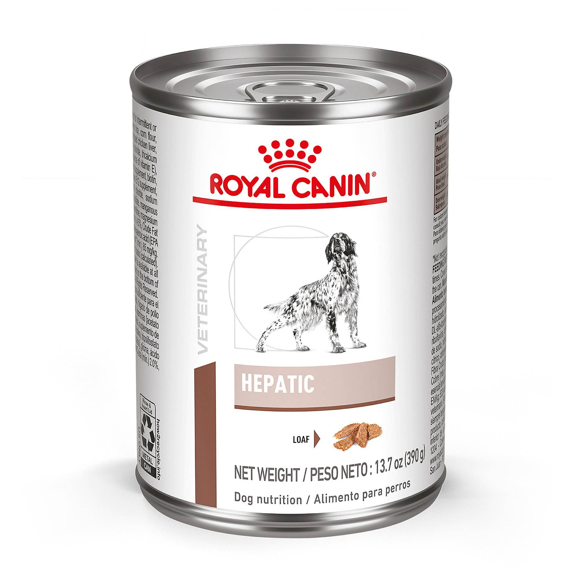 Royal Canin Veterinary Diet Hepatic Loaf Wet Dog Food 14 5 Oz Case Of 24 Petco