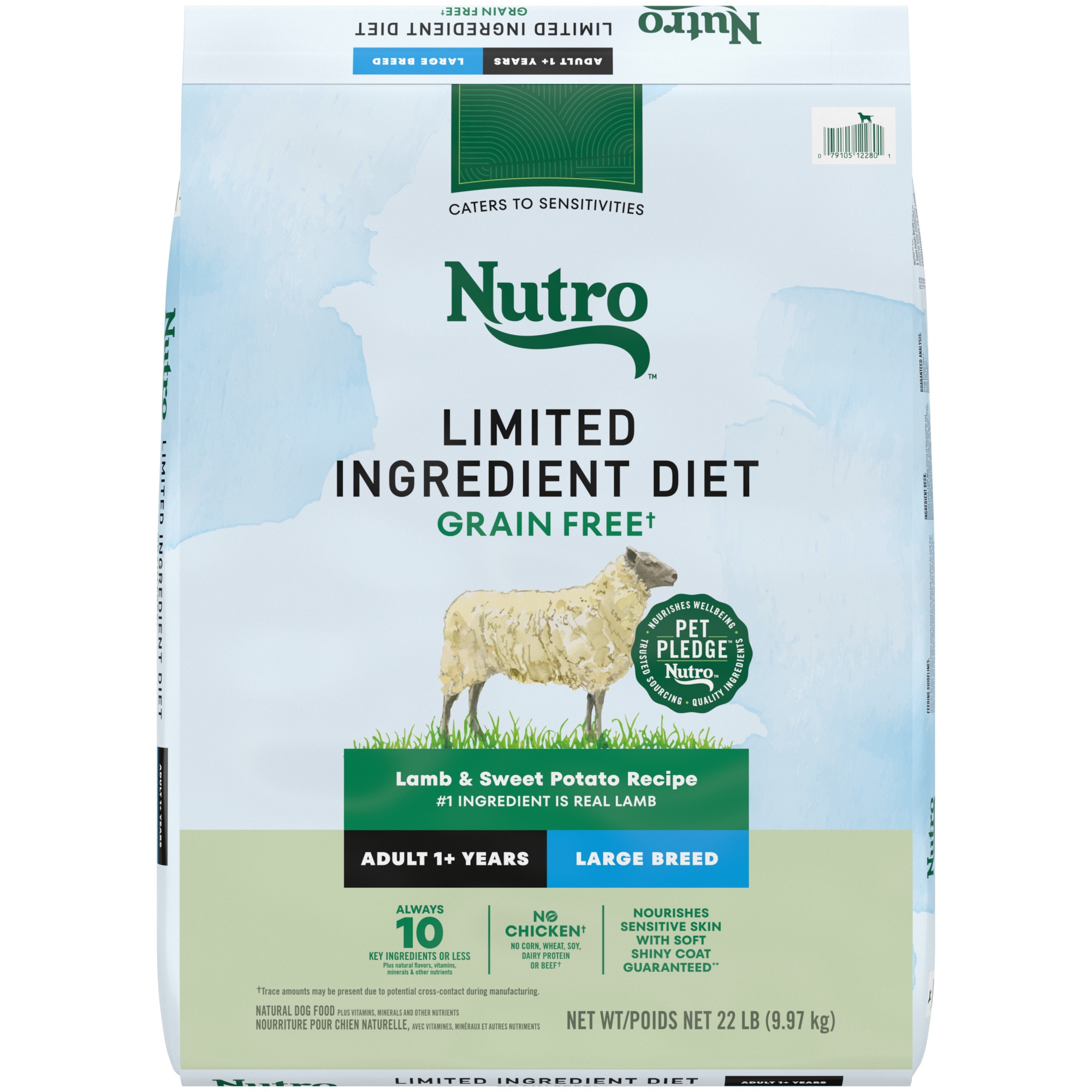 Nutro Limited Ingredient Diet Adult Lamb Sweet Potato Large