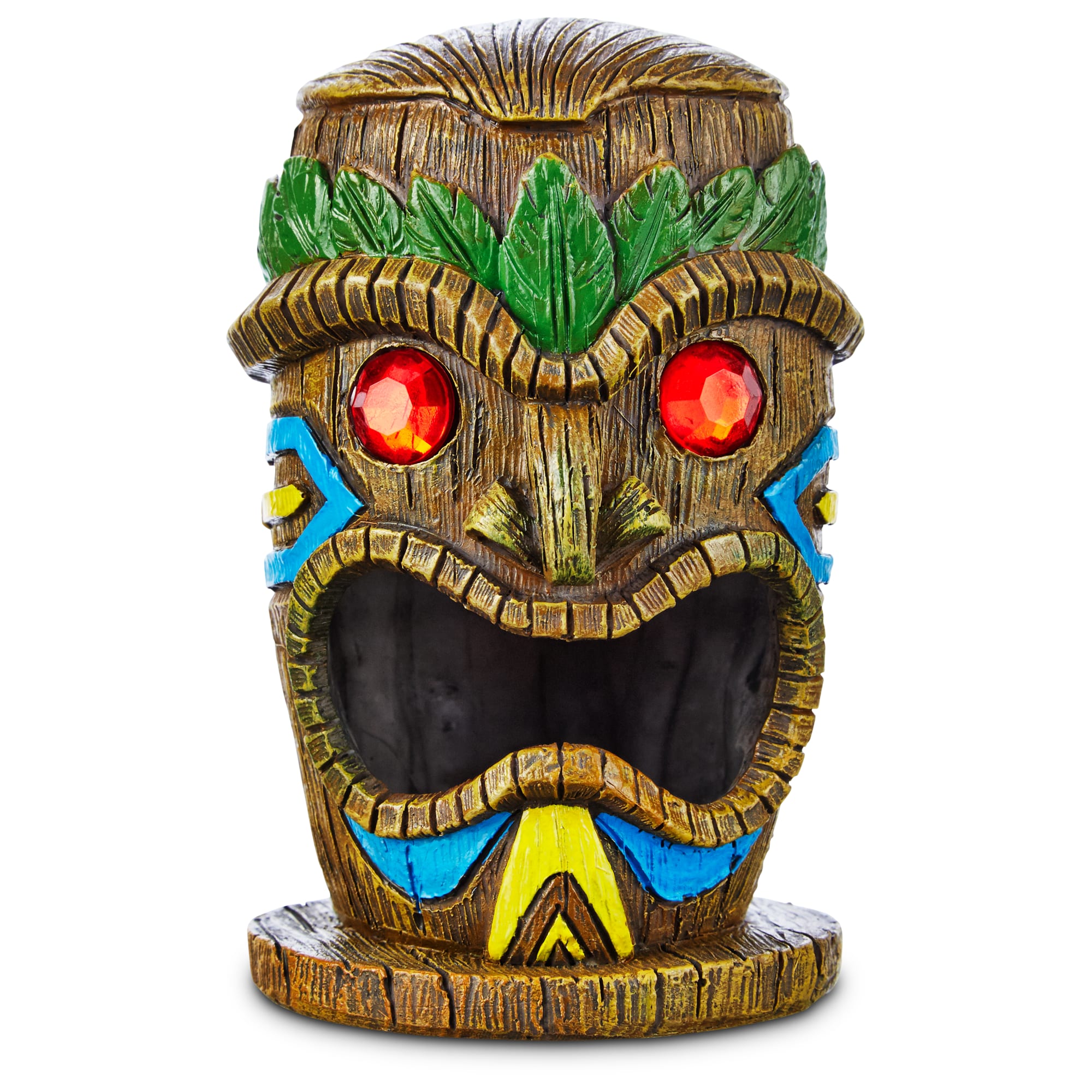 stikstof Op de een of andere manier Somber Imagitarium Dazzling Tiki Aquarium Ornament and Hideaway, 4" | Petco