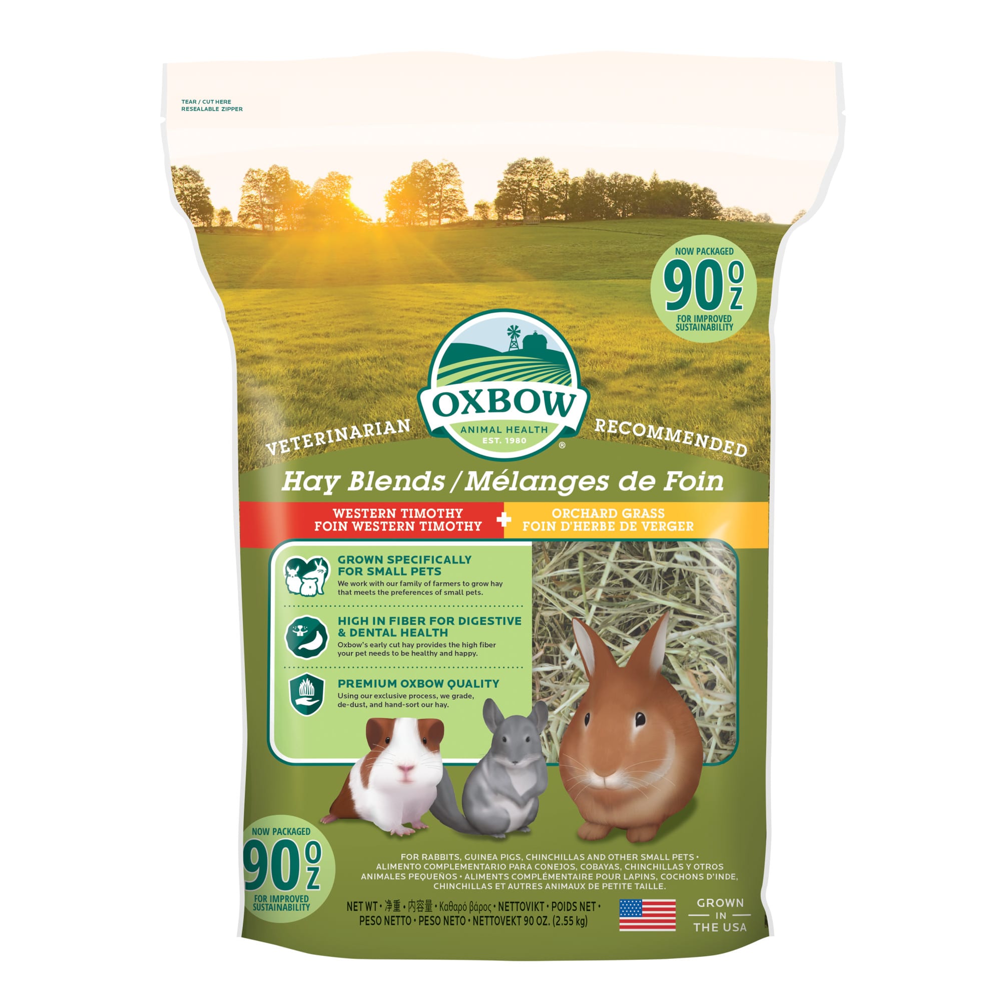 Oxbow Hay Blends Western Timothy Orchard Grass 40 oz