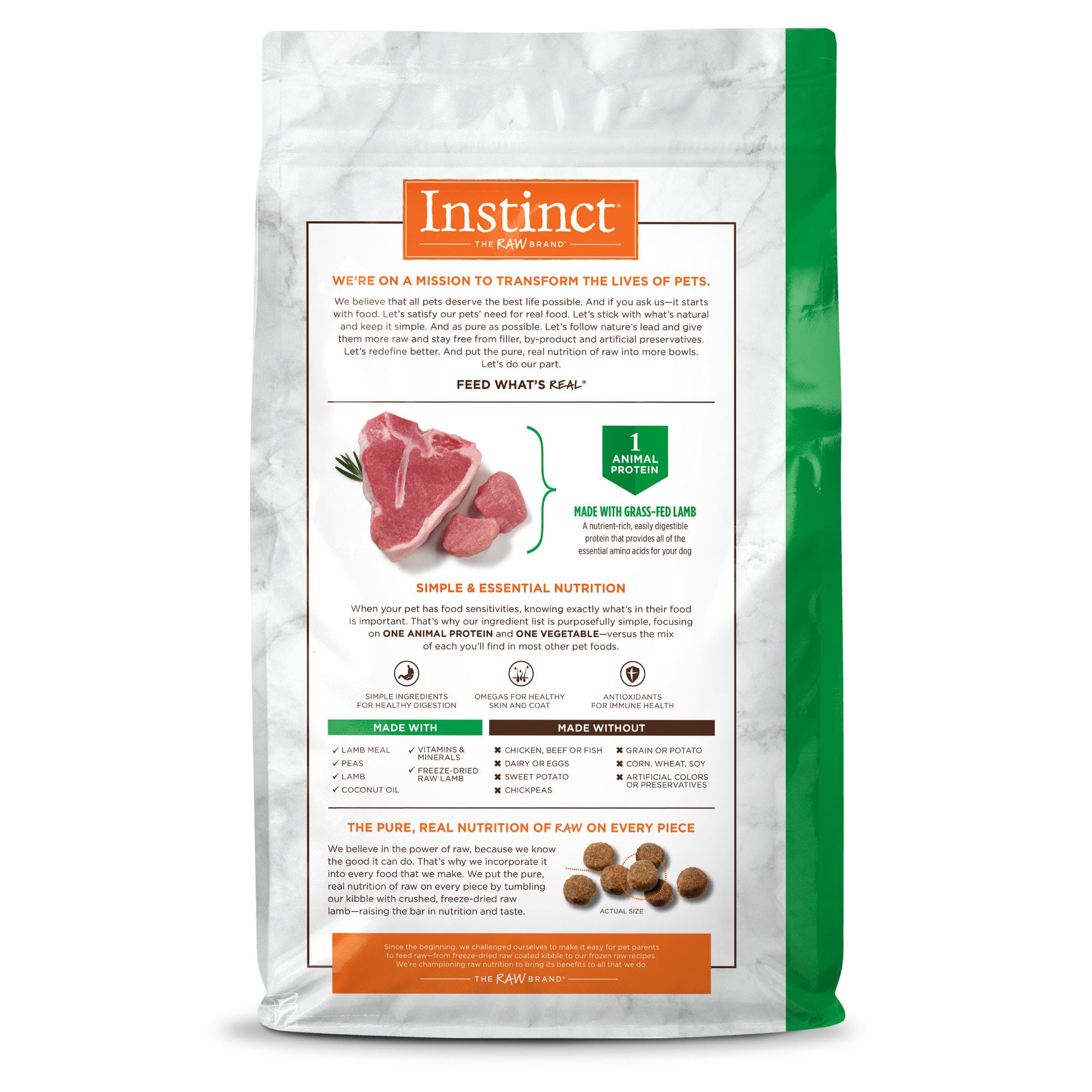 Instinct by nature's 2024 variety limited ingredient