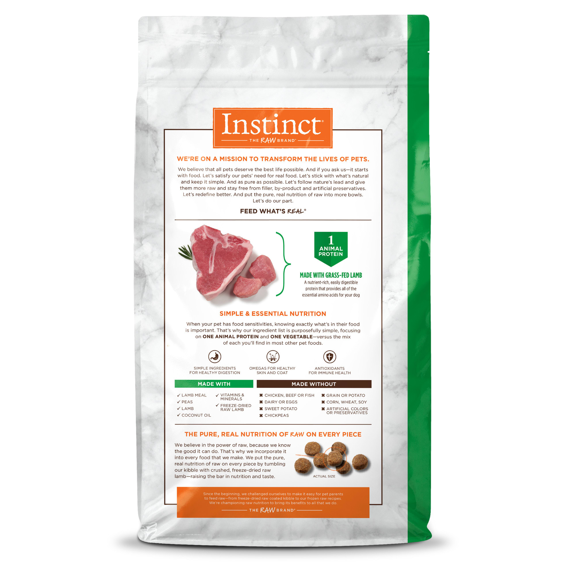 Instinct Limited Ingredient Diet Grain Free Recipe with Real Lamb