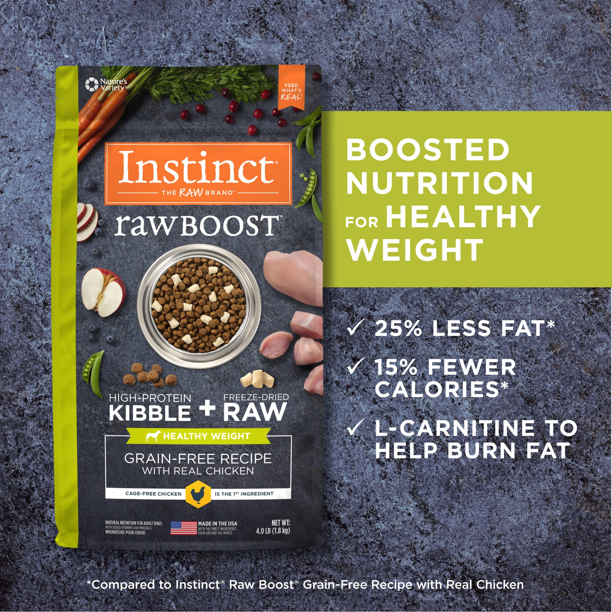 Nature's variety instinct clearance raw boost dog food