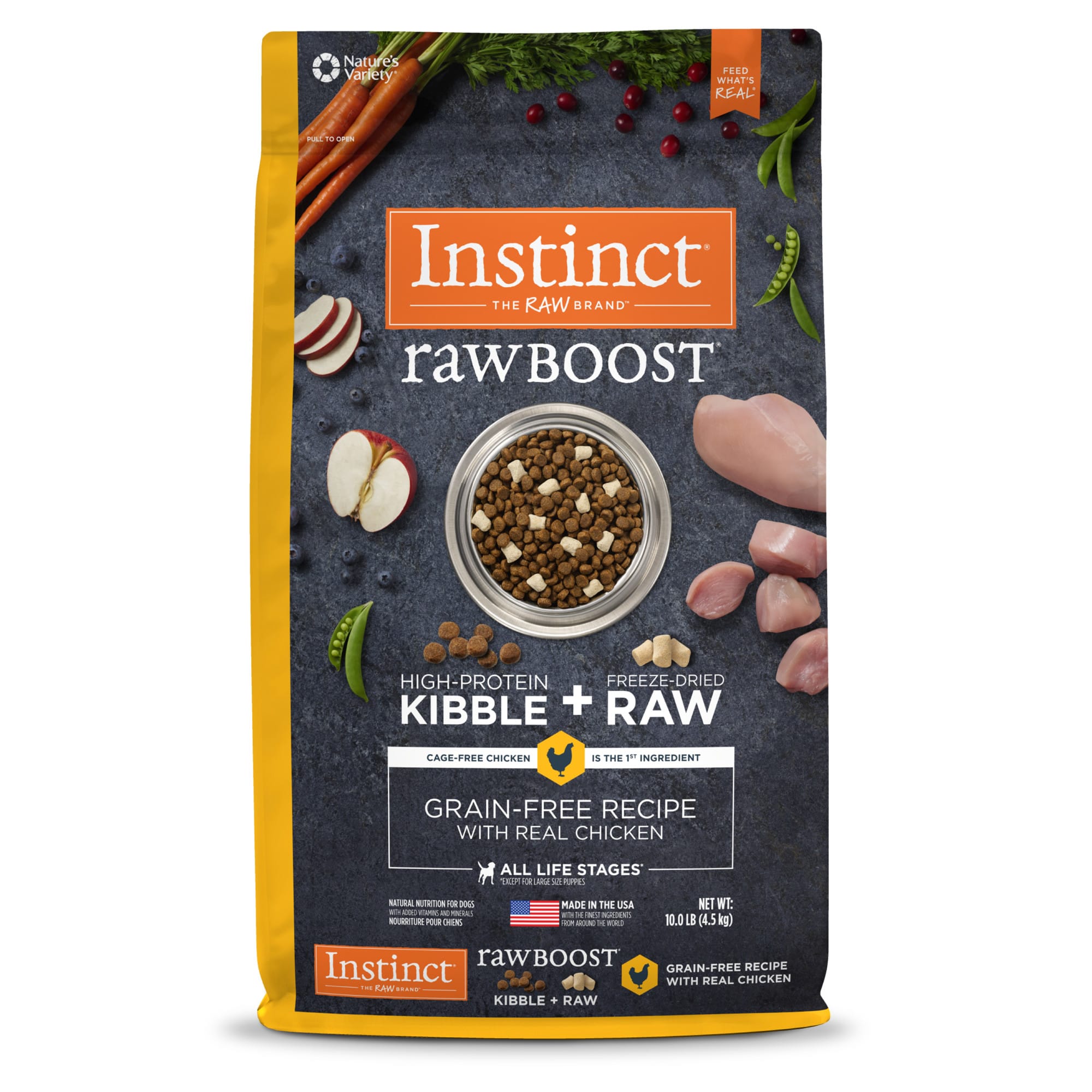 Instinct Raw Boost GrainFree Recipe with Real Chicken Dry