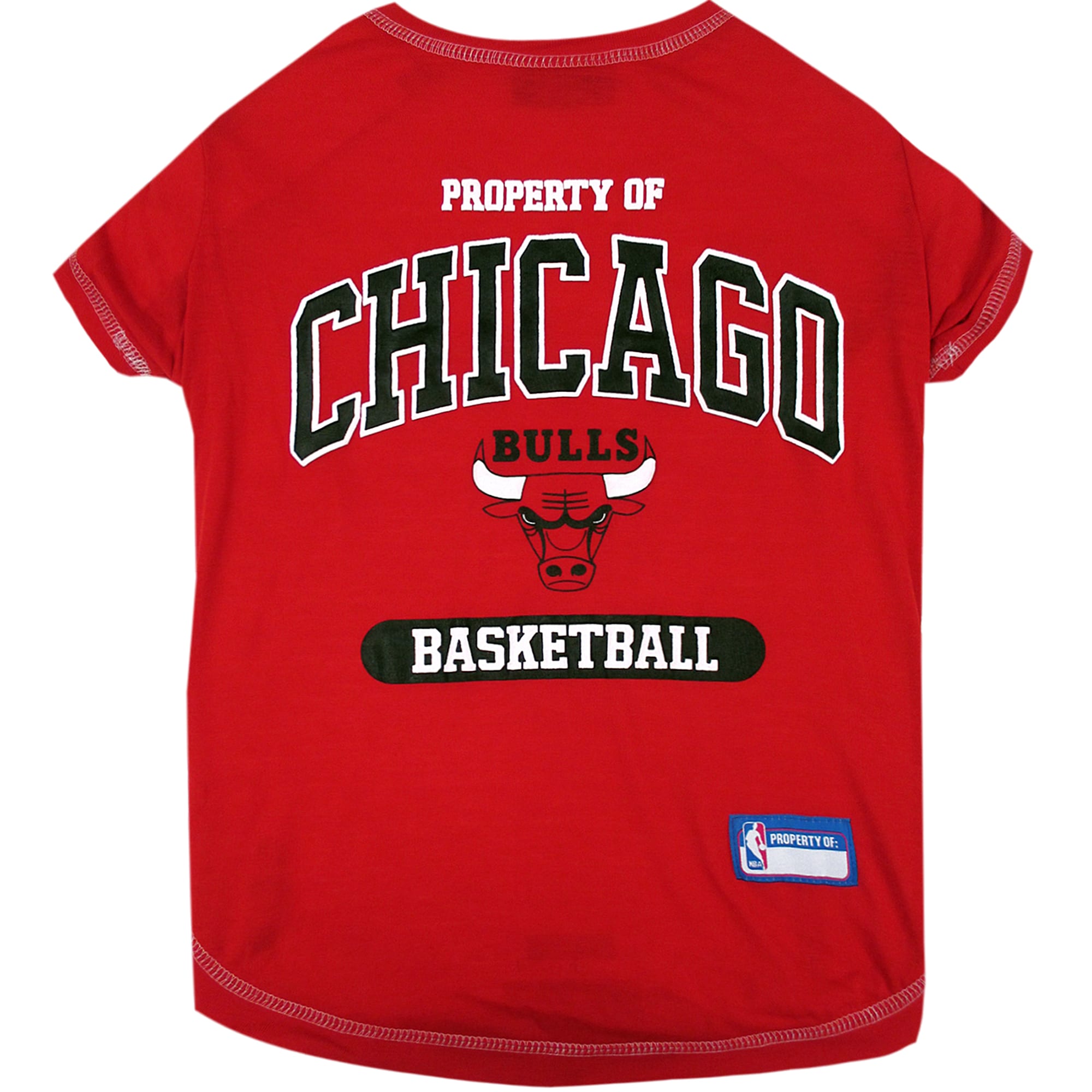 Pets First NBA Eastern Conference T-Shirt For Dogs, X-Small, Chicago Bulls