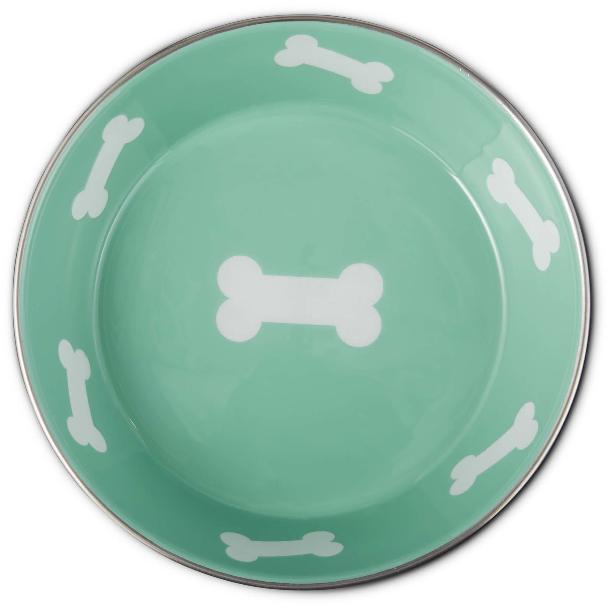 Teal cheap dog bowls