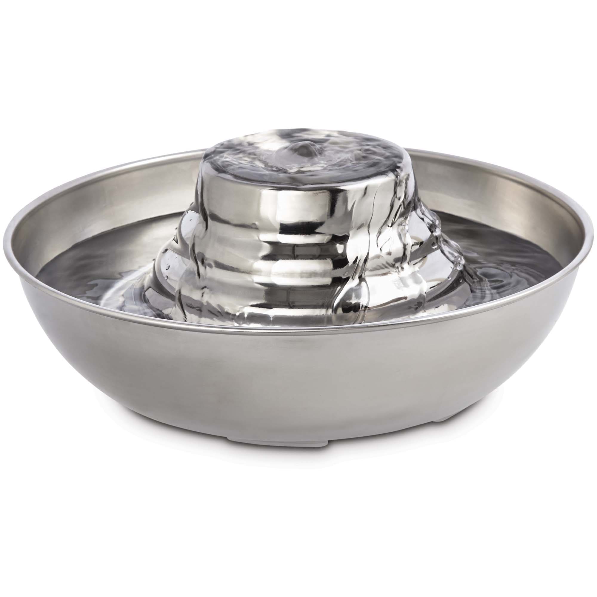 stainless steel cat water bowl