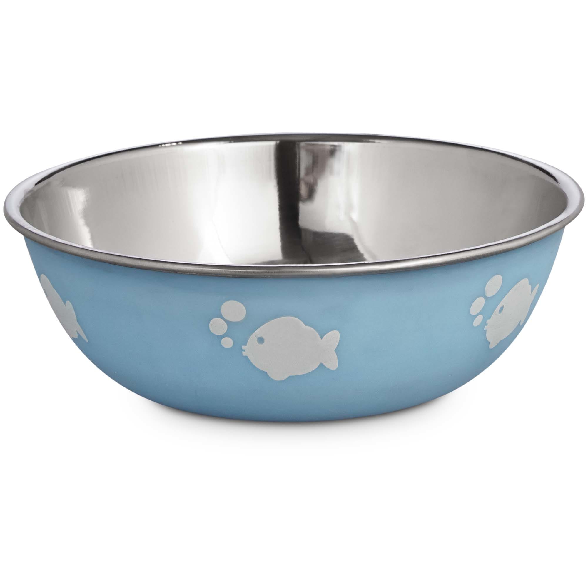 Harmony Blue Stainless Steel Cat Bowl, 1 Cup | Petco