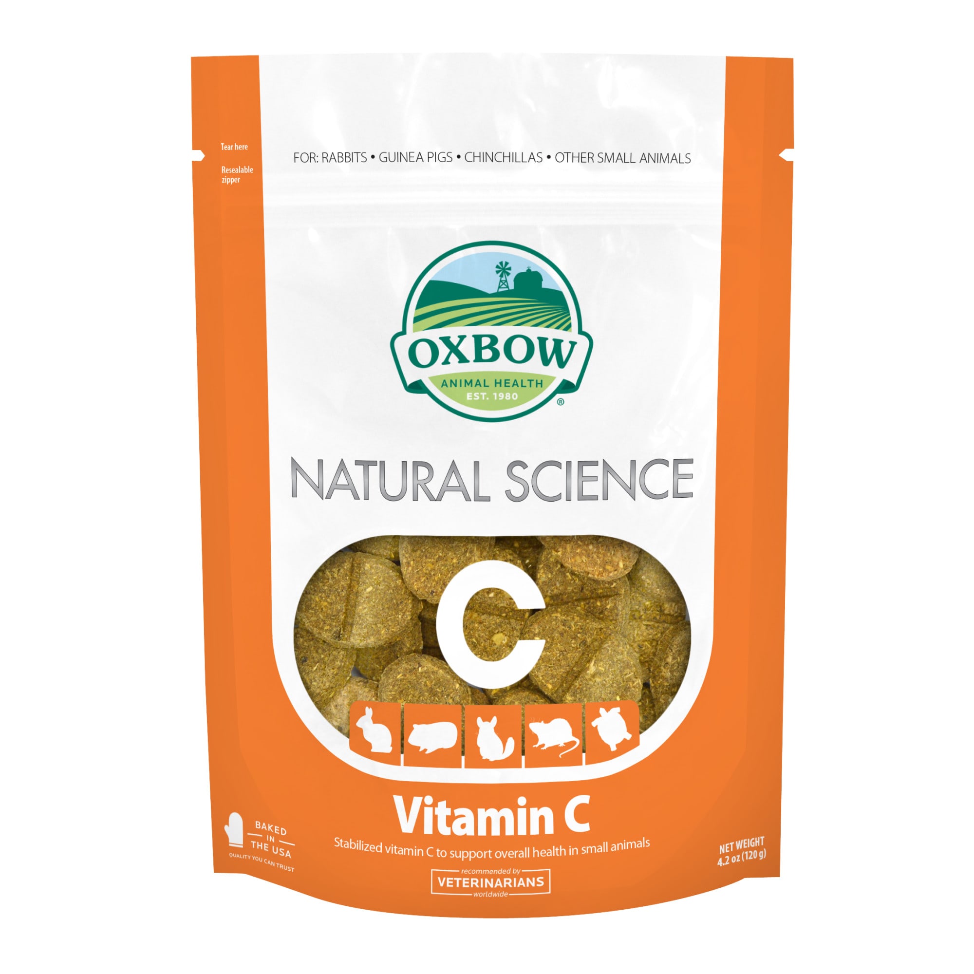 Oxbow papaya tablets for rabbits hotsell