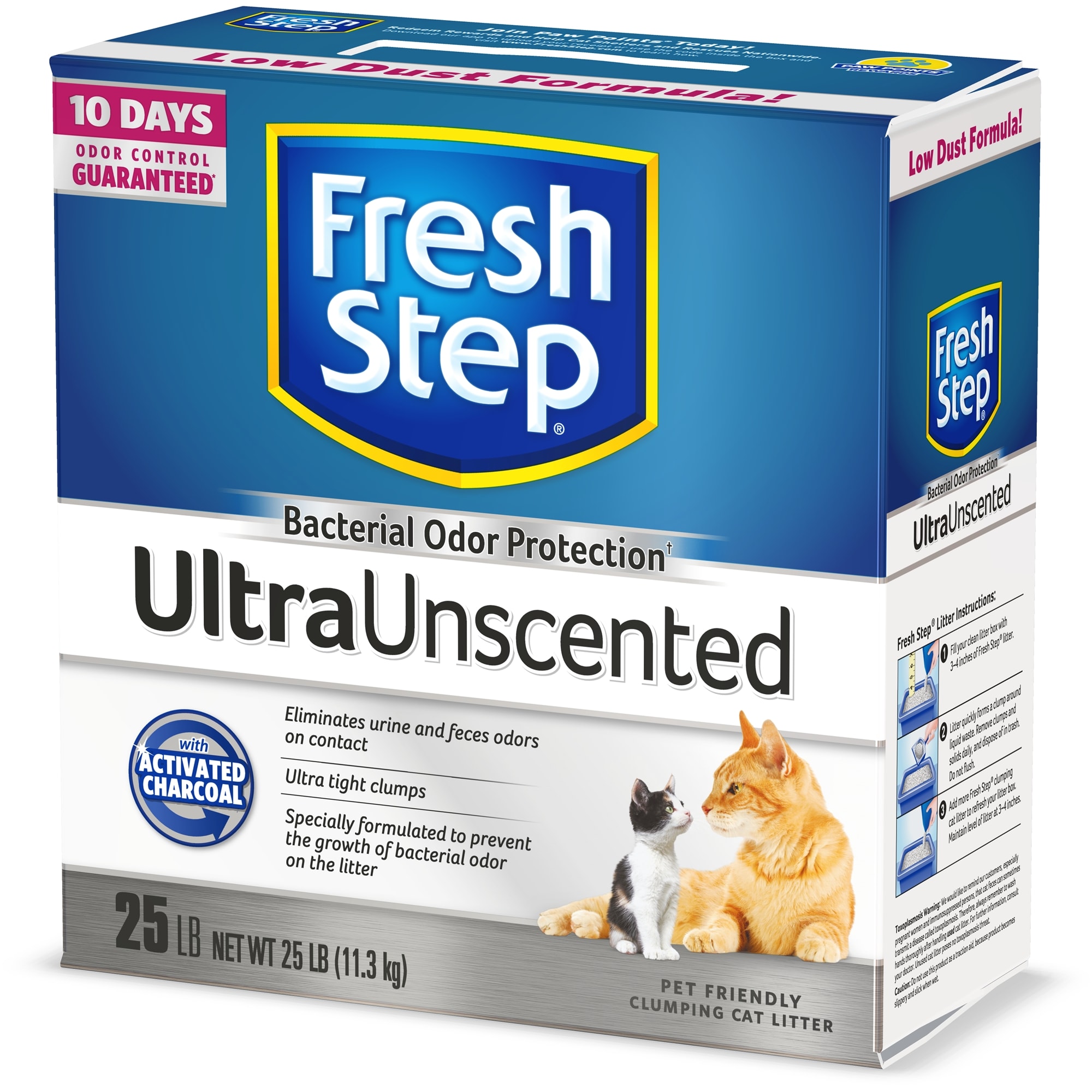 UPC 044600316932 product image for Fresh Step Ultra Unscented Clumping Cat Litter, 25 lbs. | upcitemdb.com