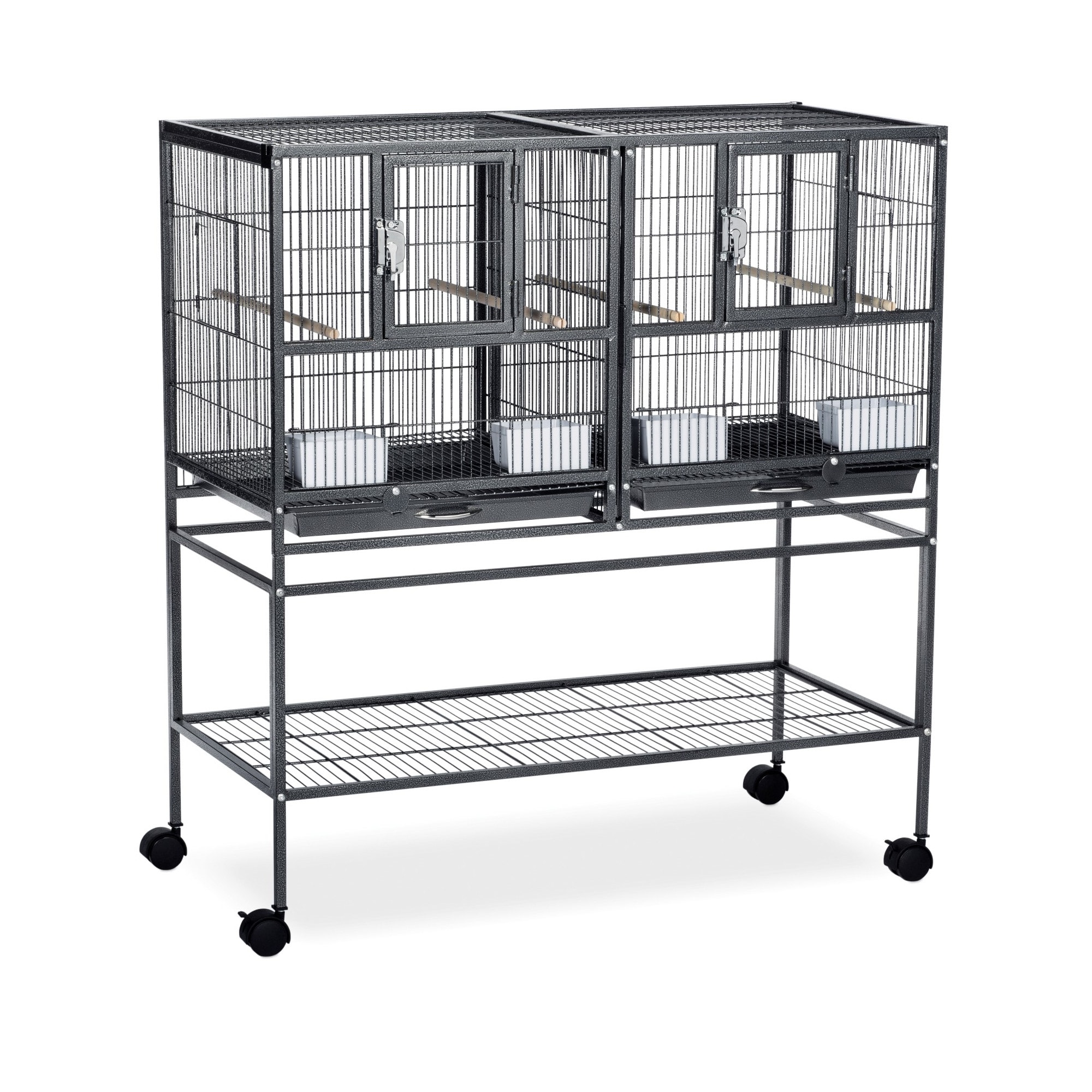 Prevue Pet Hampton Deluxe Divided Breeder Cage System with