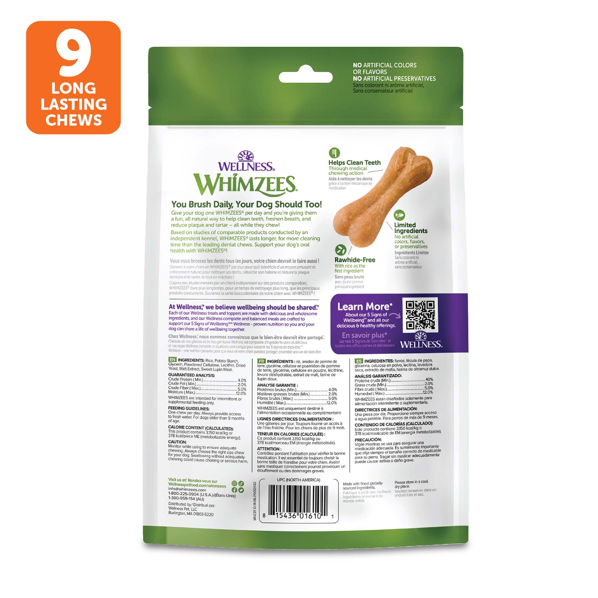 Whimzees rice outlet bones 50