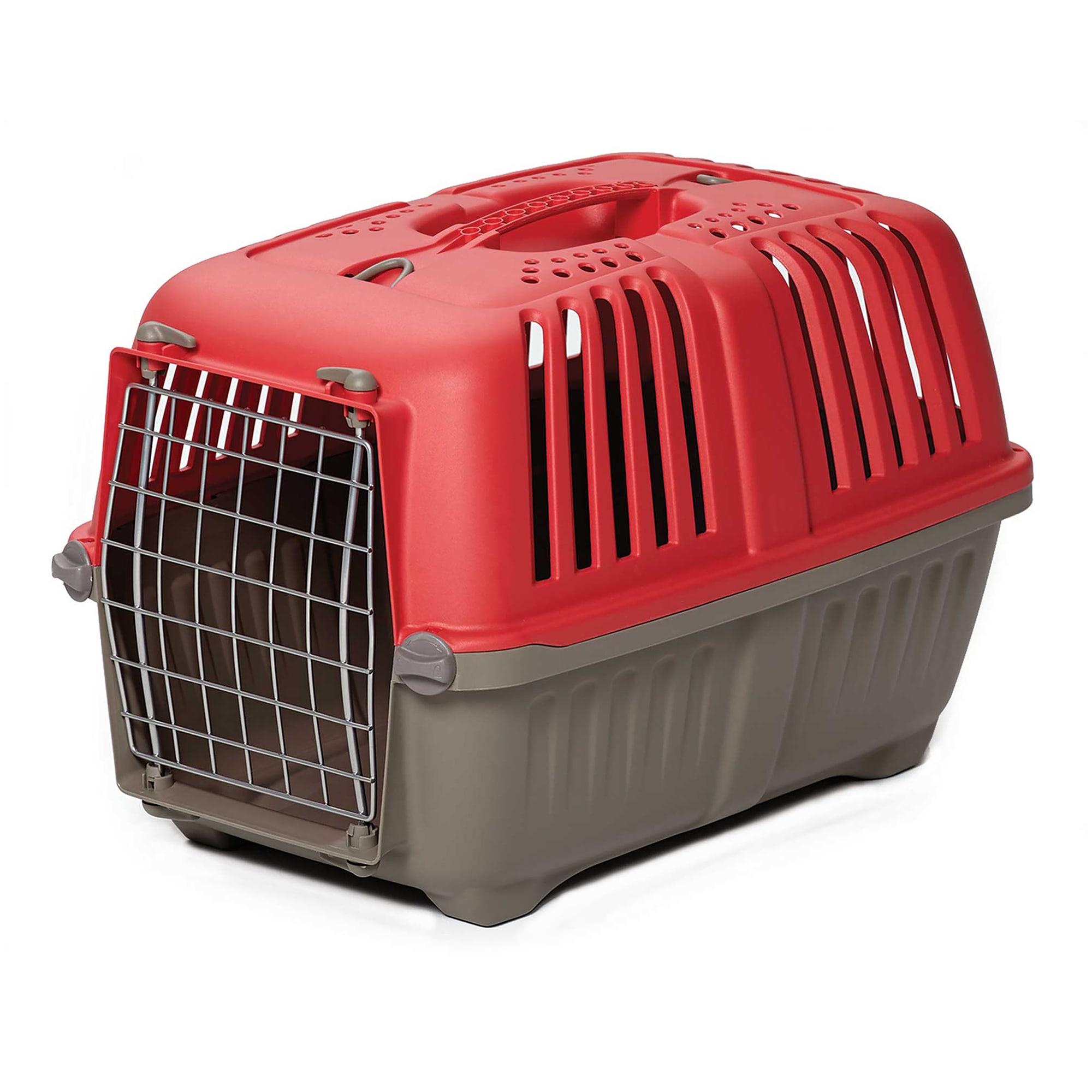 Midwest Spree Plastic Pet Carrier Red