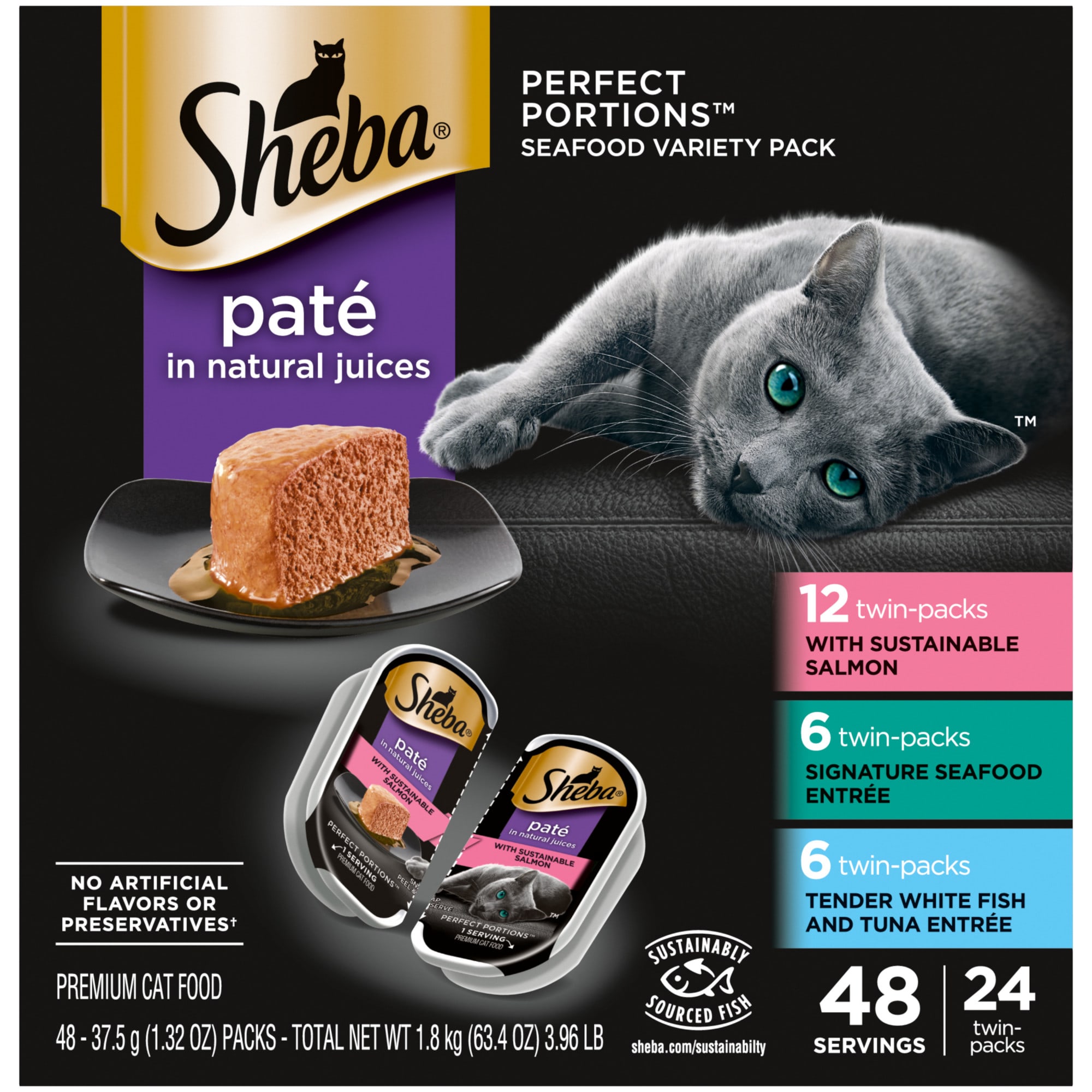 Pate Sheba Perfect Portions Review SHEBA® PERFECT PORTIONS™ Premium Paté Savory Chicken Entrée And