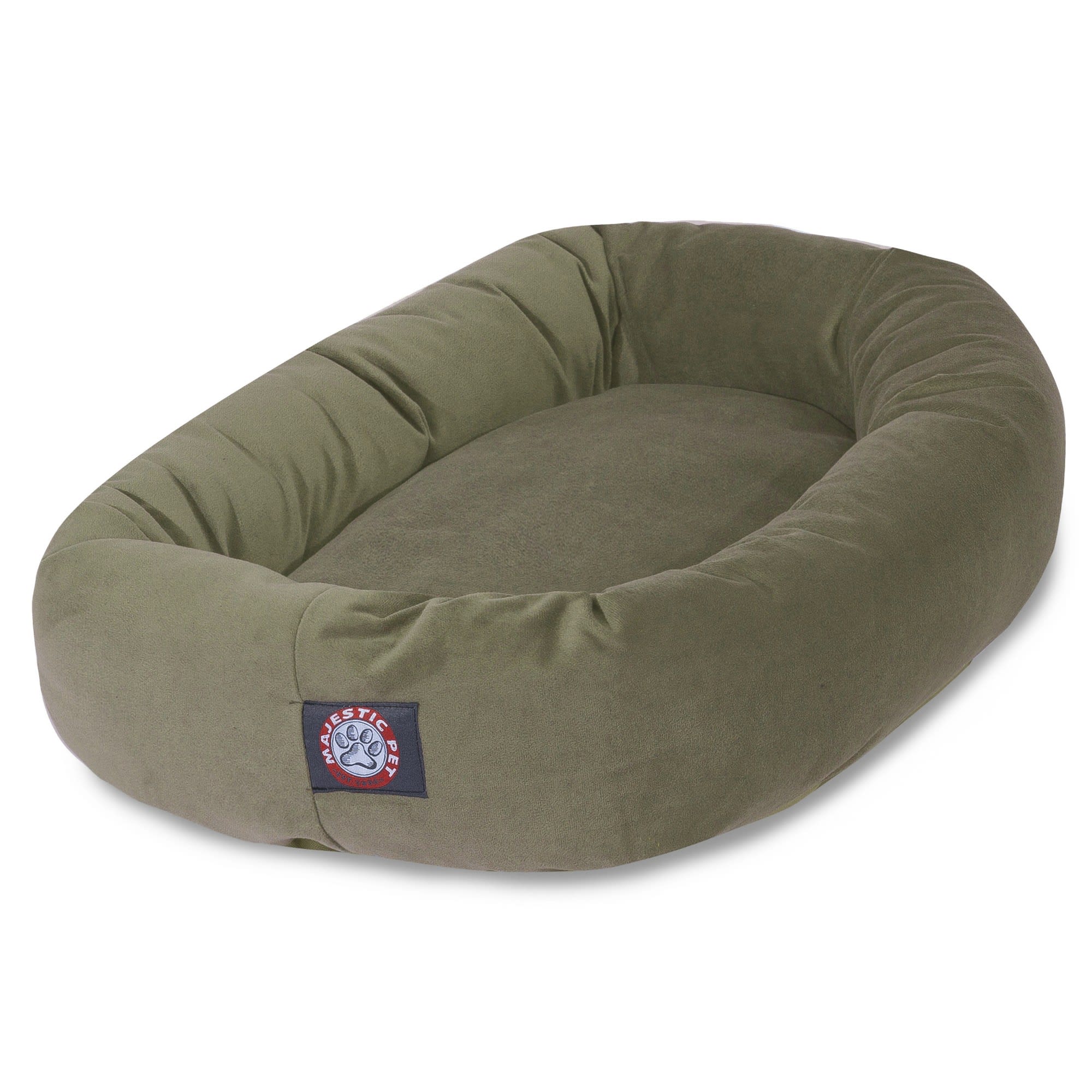 Majestic Pet Villa Bagel Dog Bed, Vintage