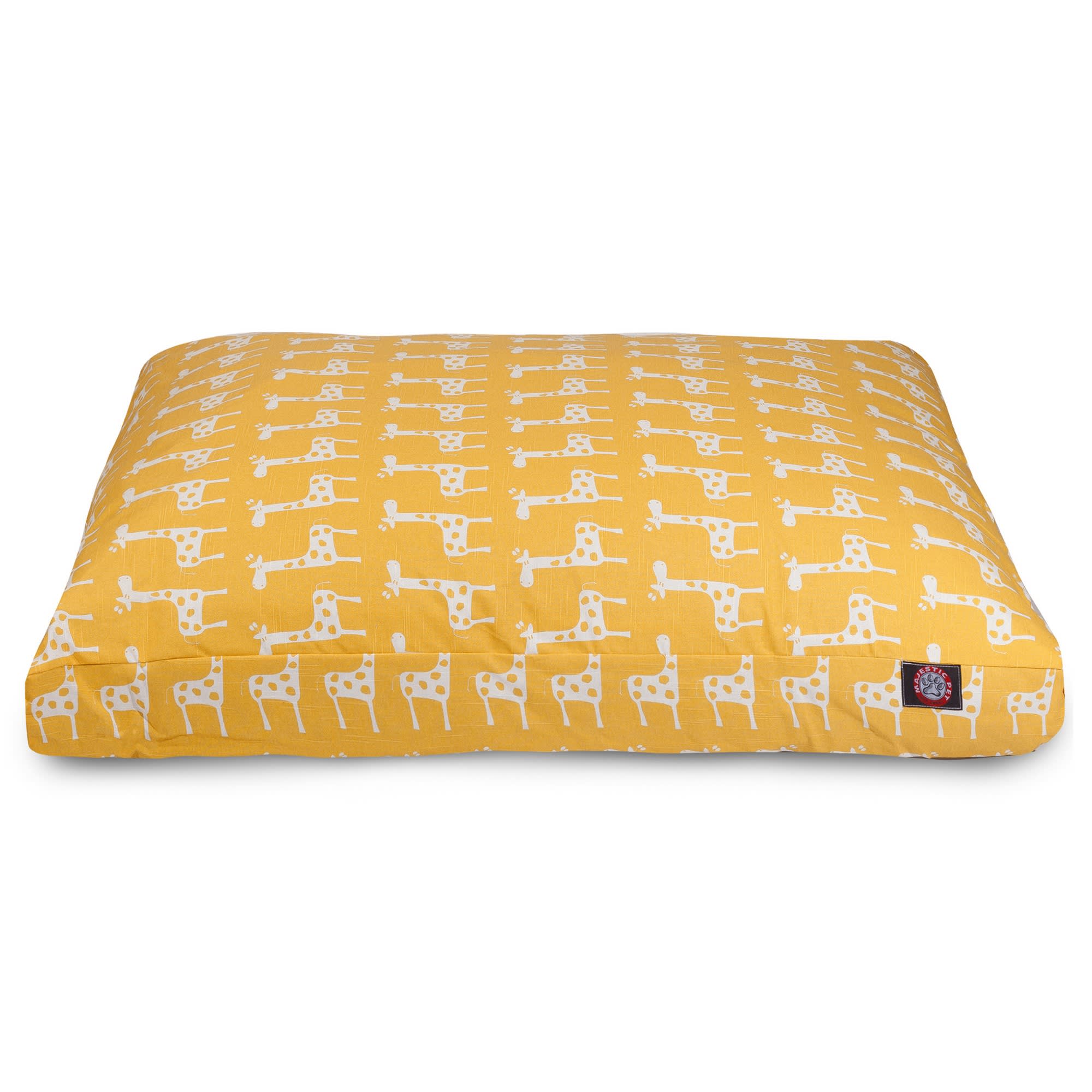 Majestic Pet Stretch Yellow Rectangle Pet Bed, 44 L x 36 W, Large