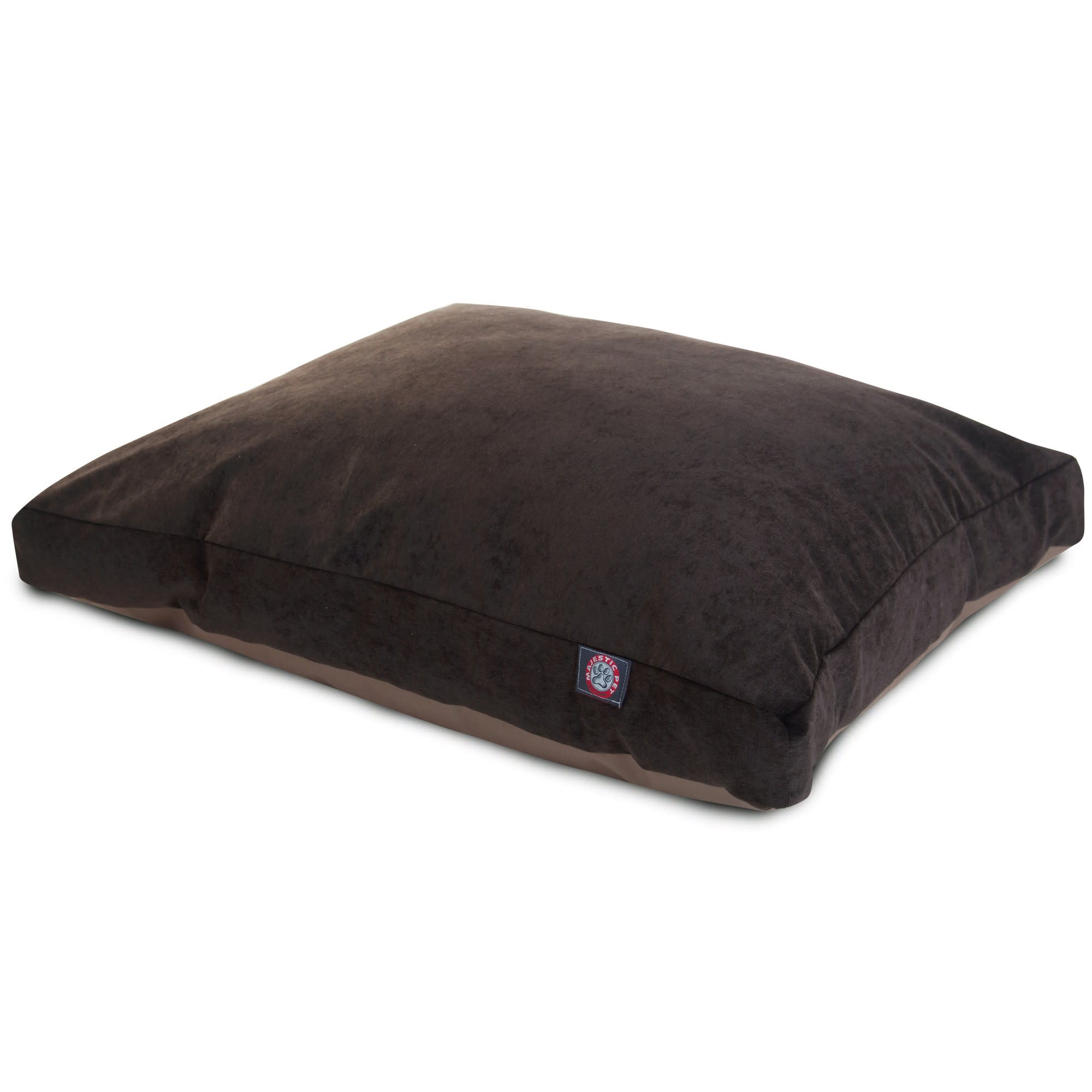 Majestic Pet Storm Villa Shredded Memory Foam Rectangle Dog Bed, 44 L x 36 W, Large, Brown