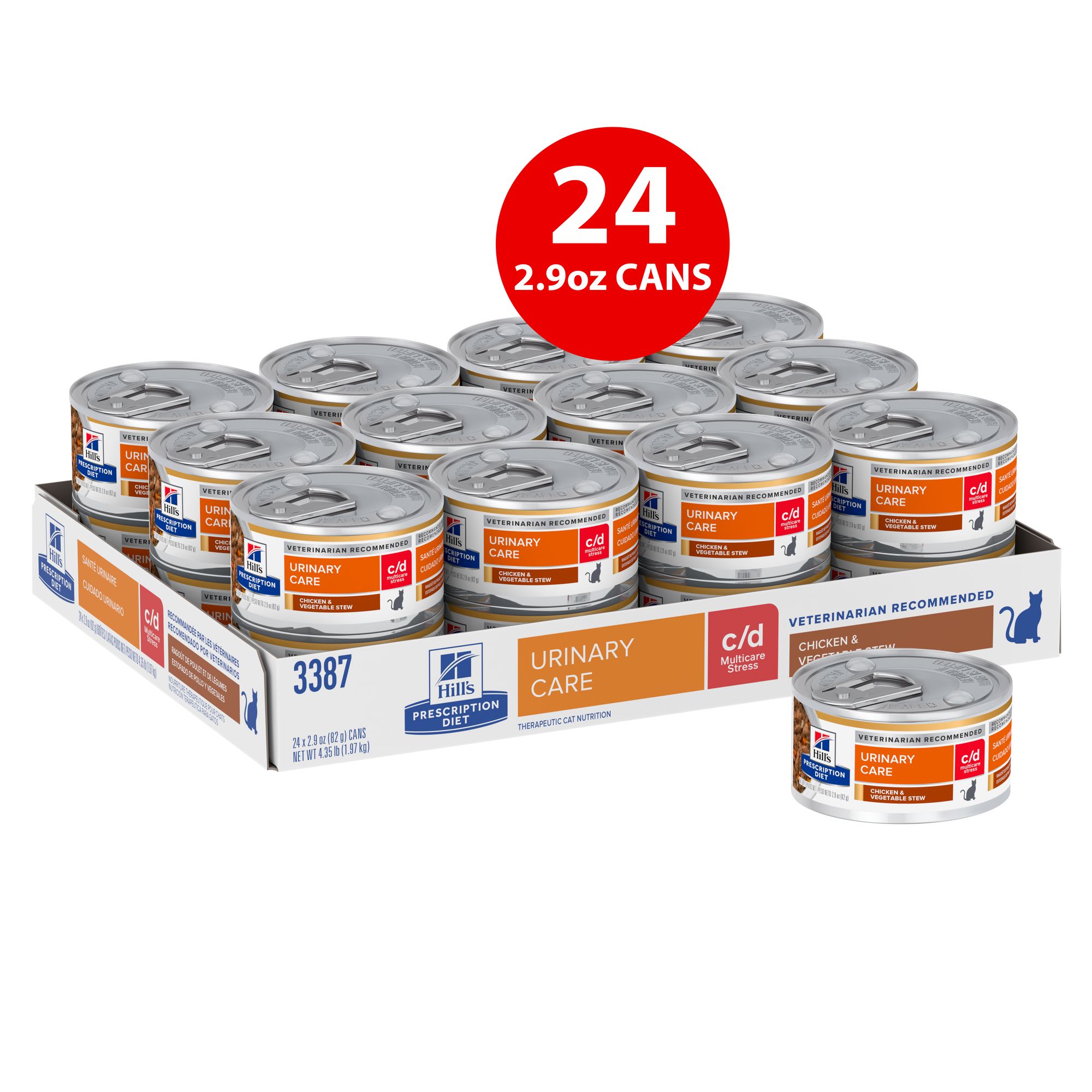Hill's Prescription c/d Multicare Stress Urinary Stew Cat Food
