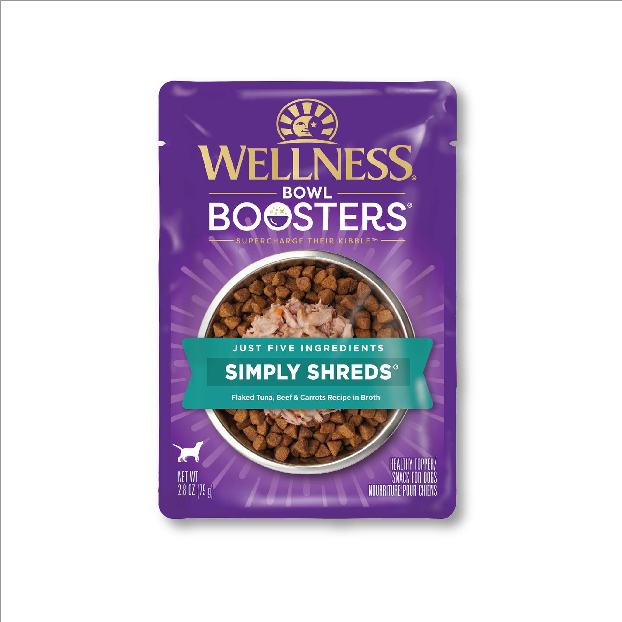 Wellness CORE Simply Shreds Natural Grain Free Tuna, Beef & Carrots Wet 