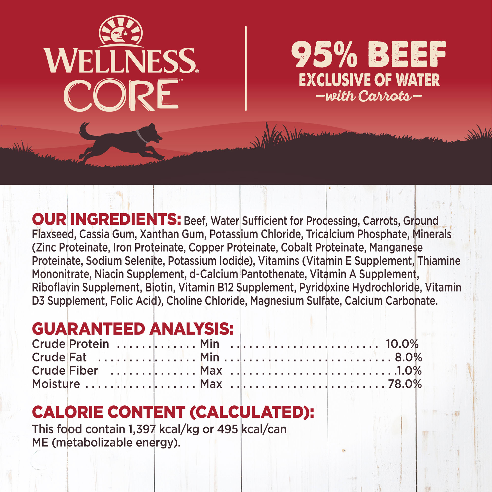 Wellness 95 outlet beef