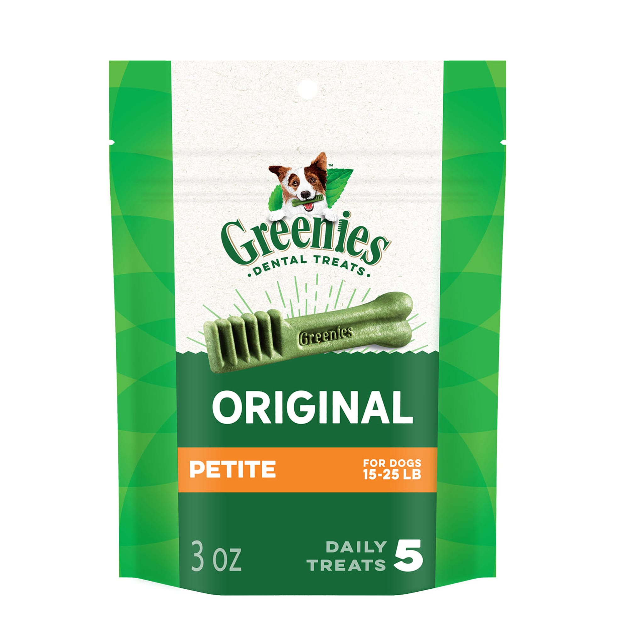 Greenies Original Petite Natural Dog Dental Care Chews Oral Health