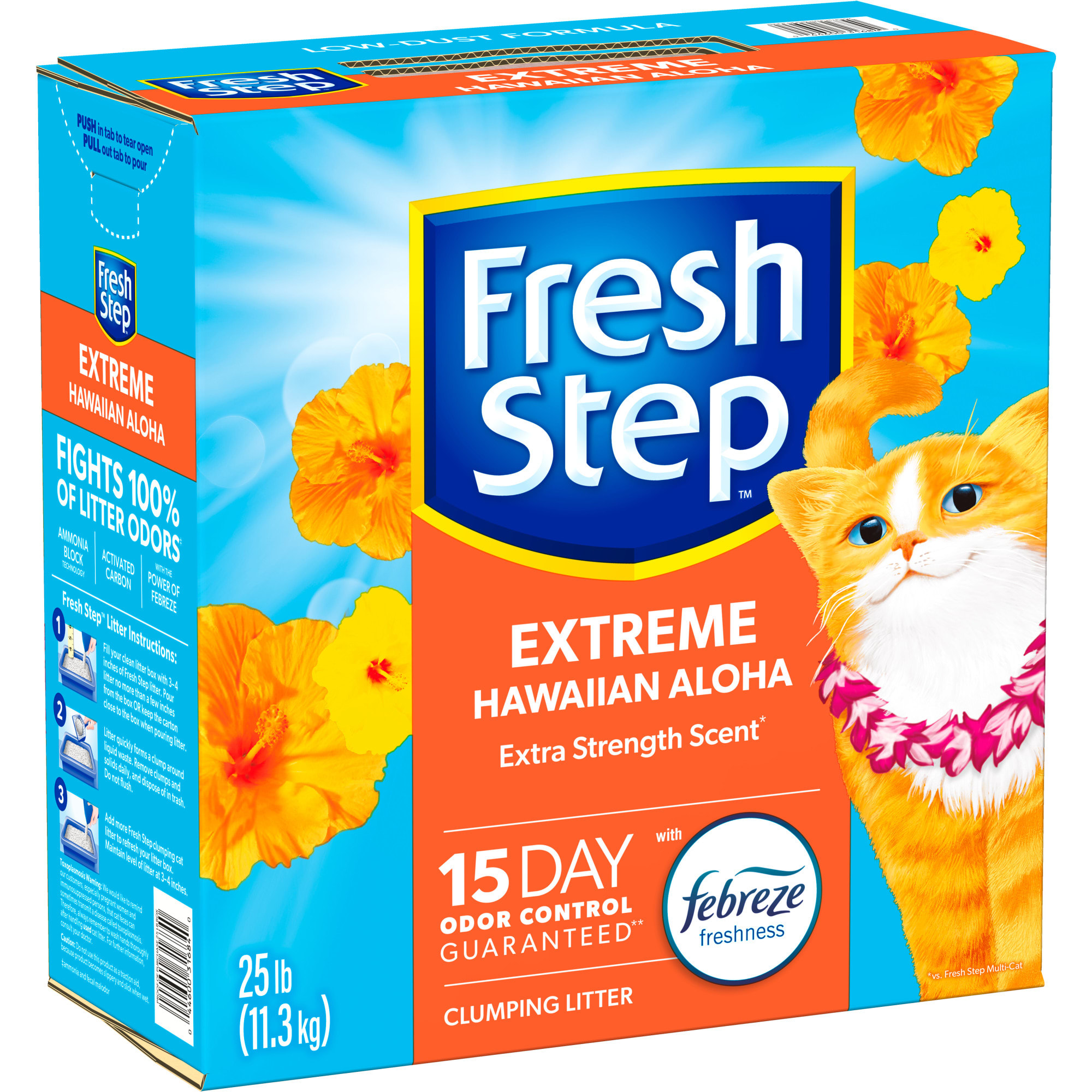 Fresh Step Extreme Hawaiian Aloha Scented Clumping Cat Litter with