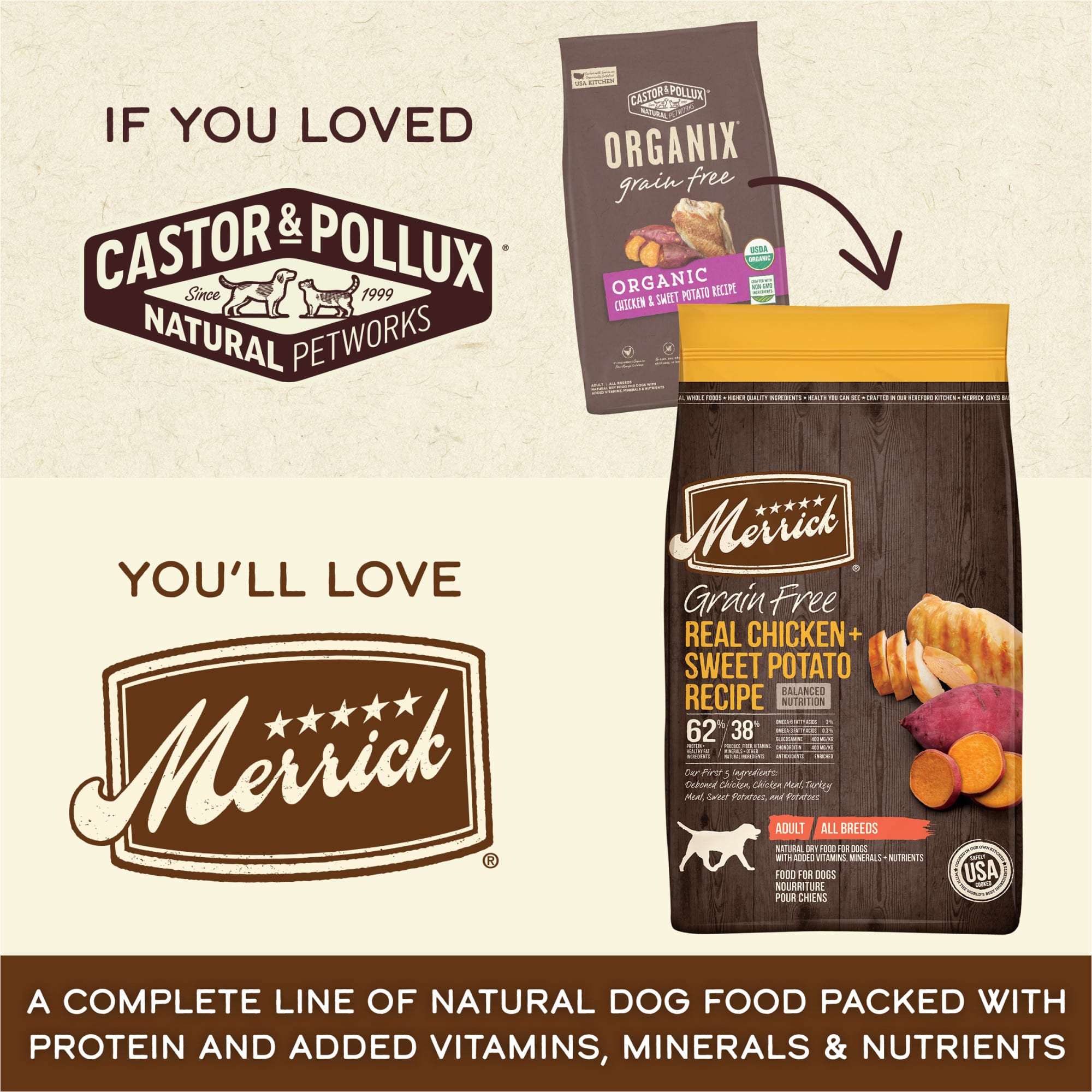 castor and pollux dog food