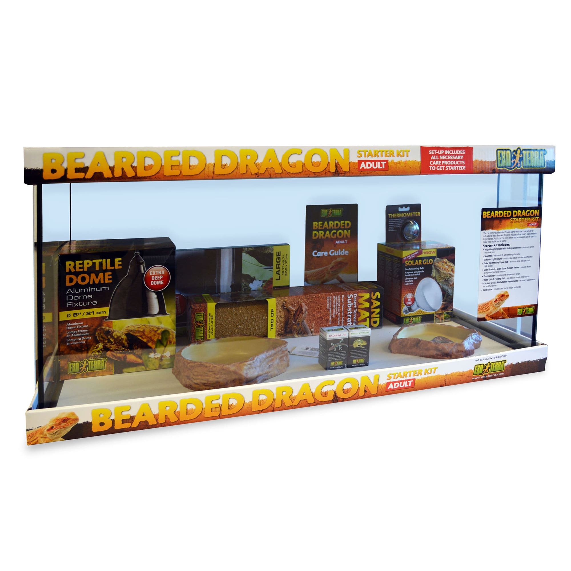 Exo Terra Adult Bearded Dragon Starter Kit Petco