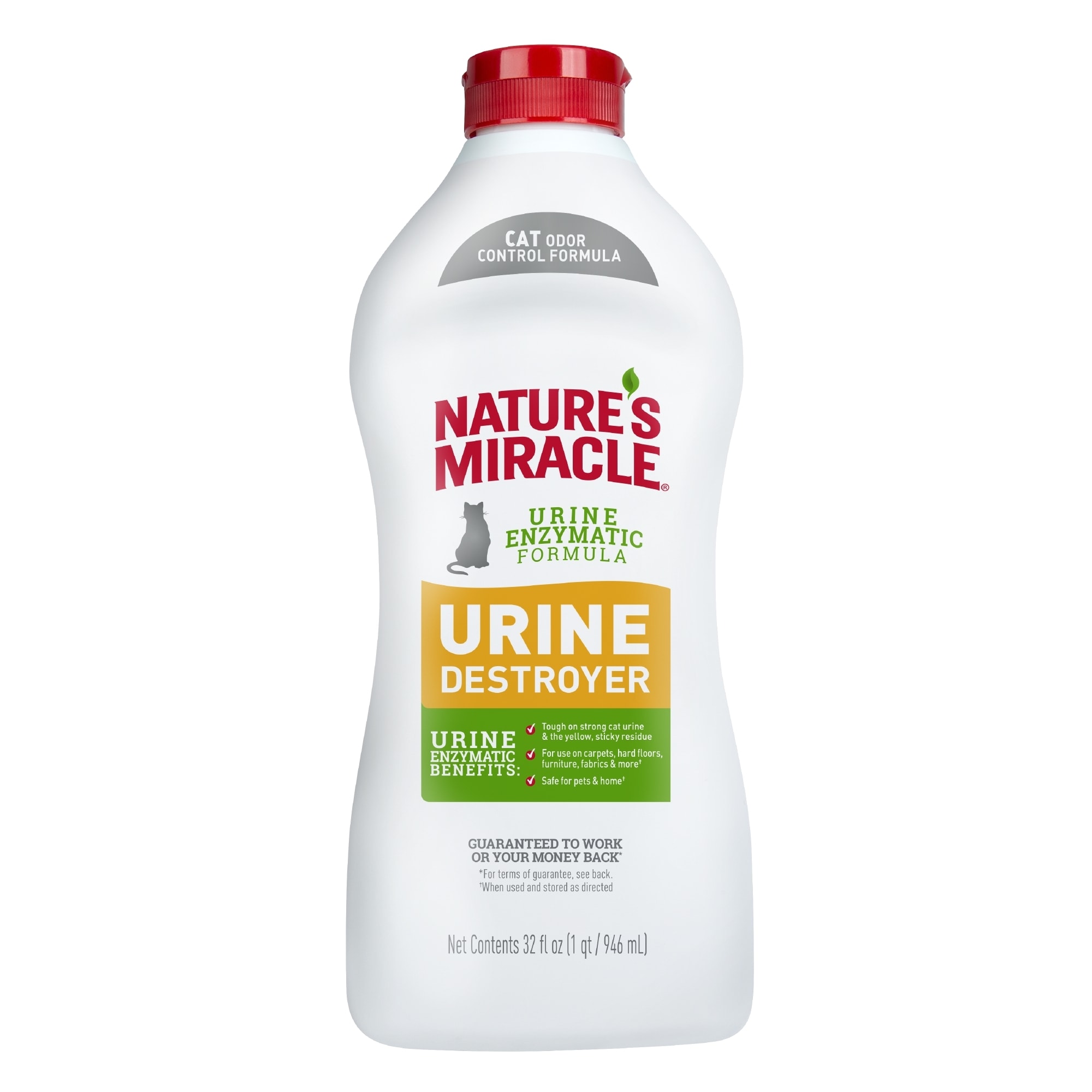 Nature S Miracle New Odor Control Formula Urine Destroyer For Cats 32 Fl Oz Petco