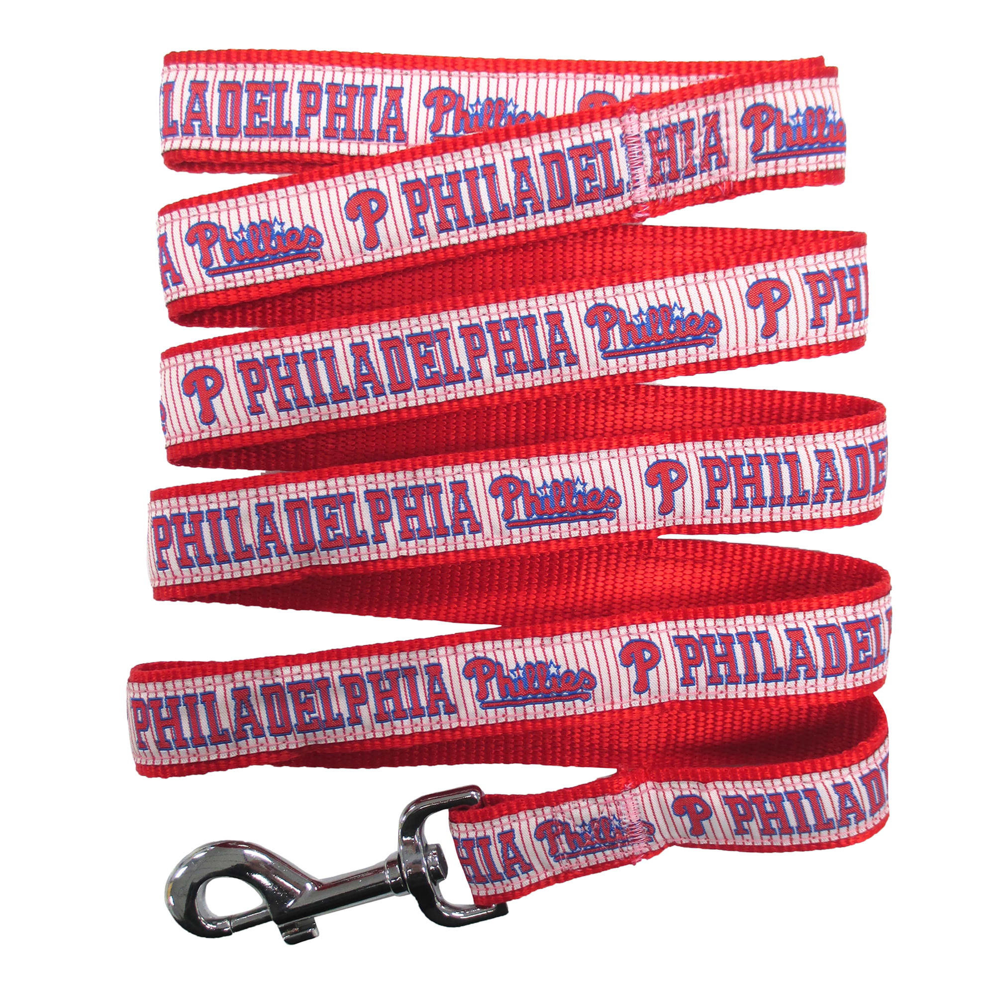 Pets First Philadelphia Phillies Leash, Medium, White
