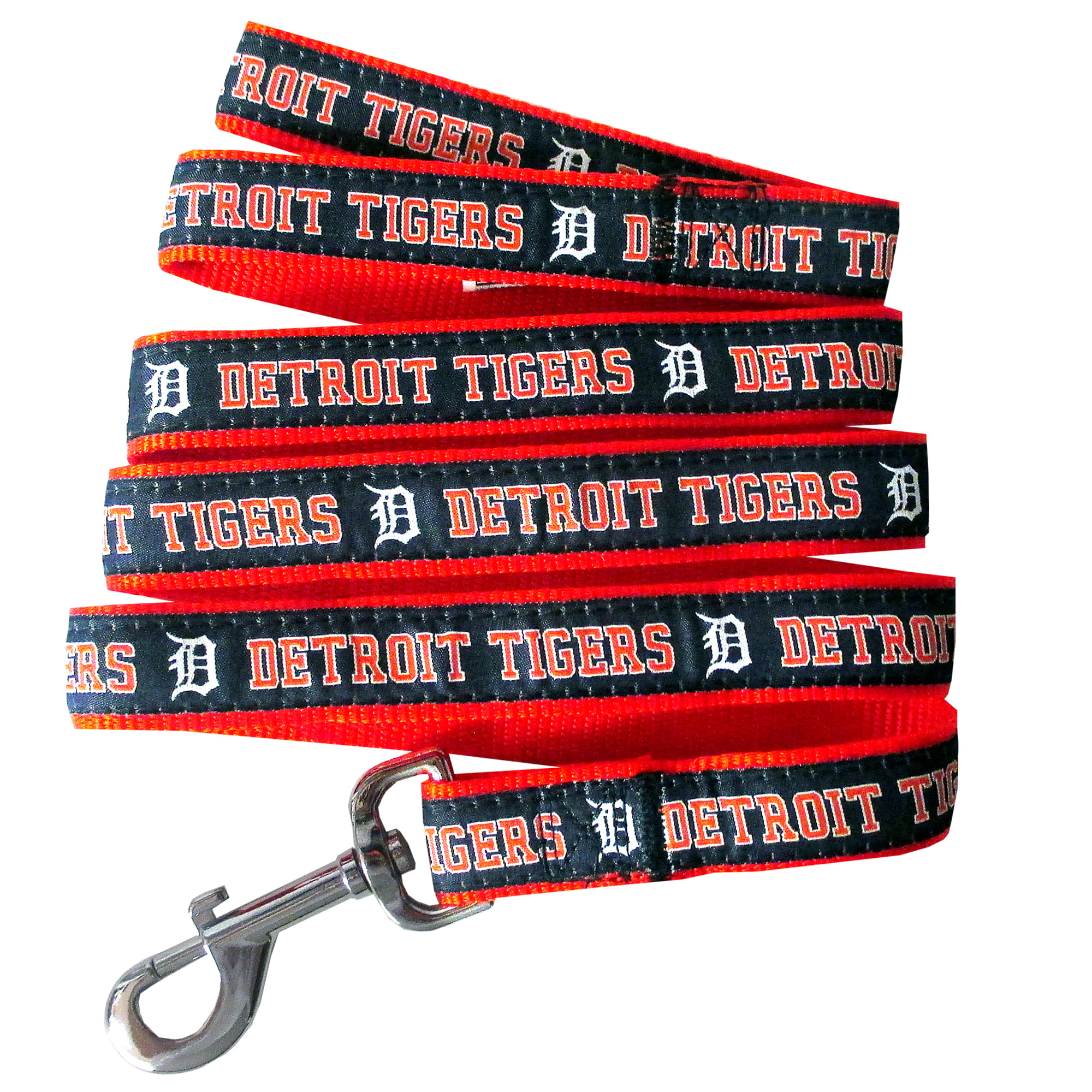 Pets First Detroit Tigers Leash, Medium, Blue