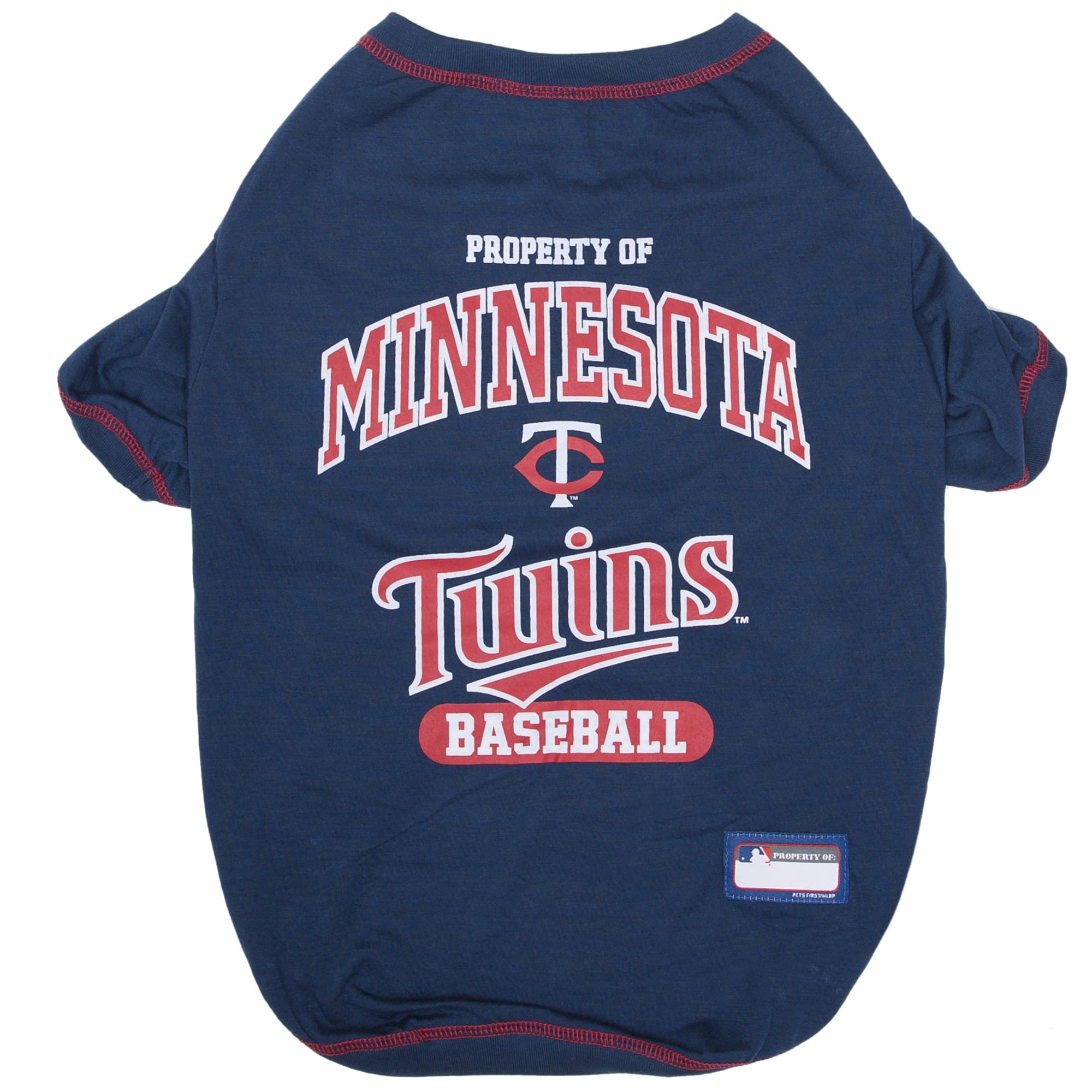 Pets First Minnesota Twins T-Shirt, X-Large, Blue