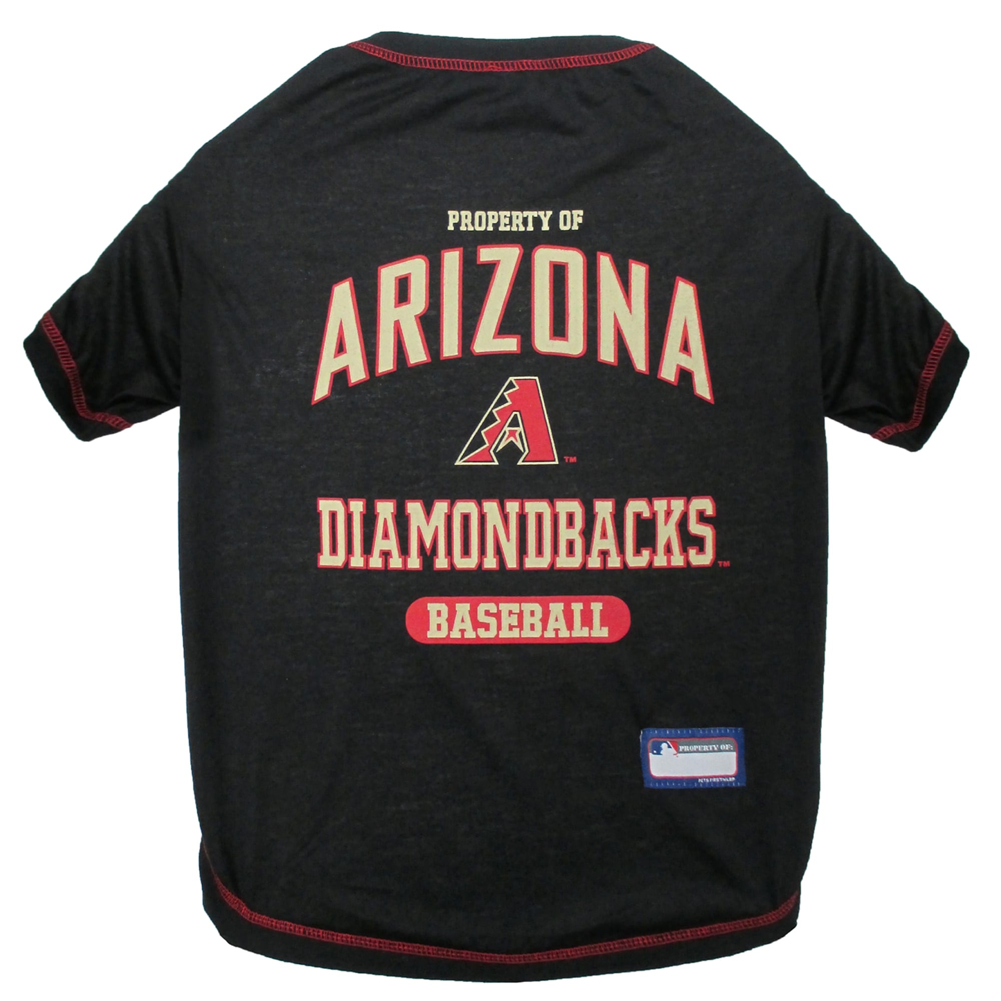 Pets First Arizona Diamondbacks T-Shirt, X-Large, Black
