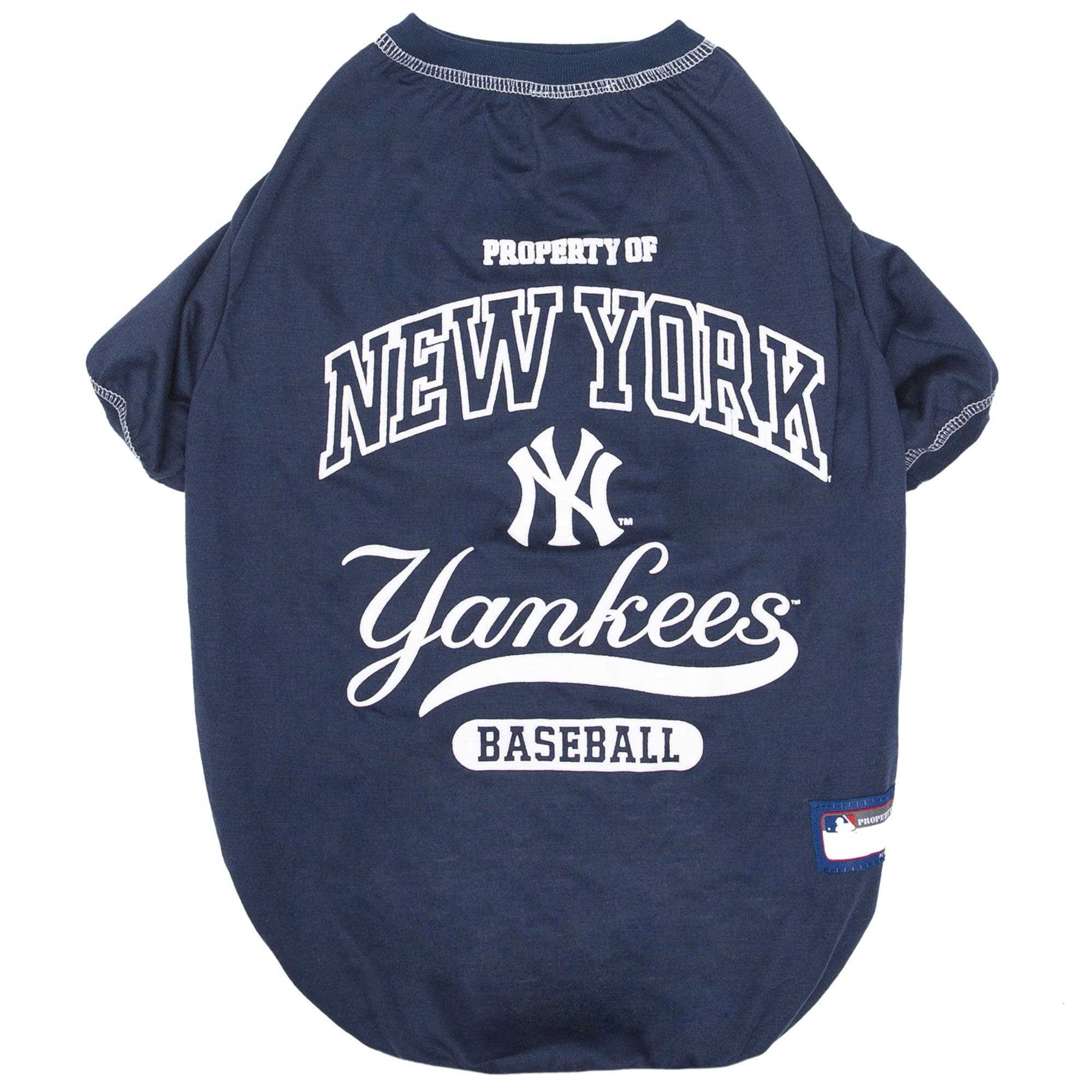 Pets First New York Yankees T-Shirt, X-Large, Blue