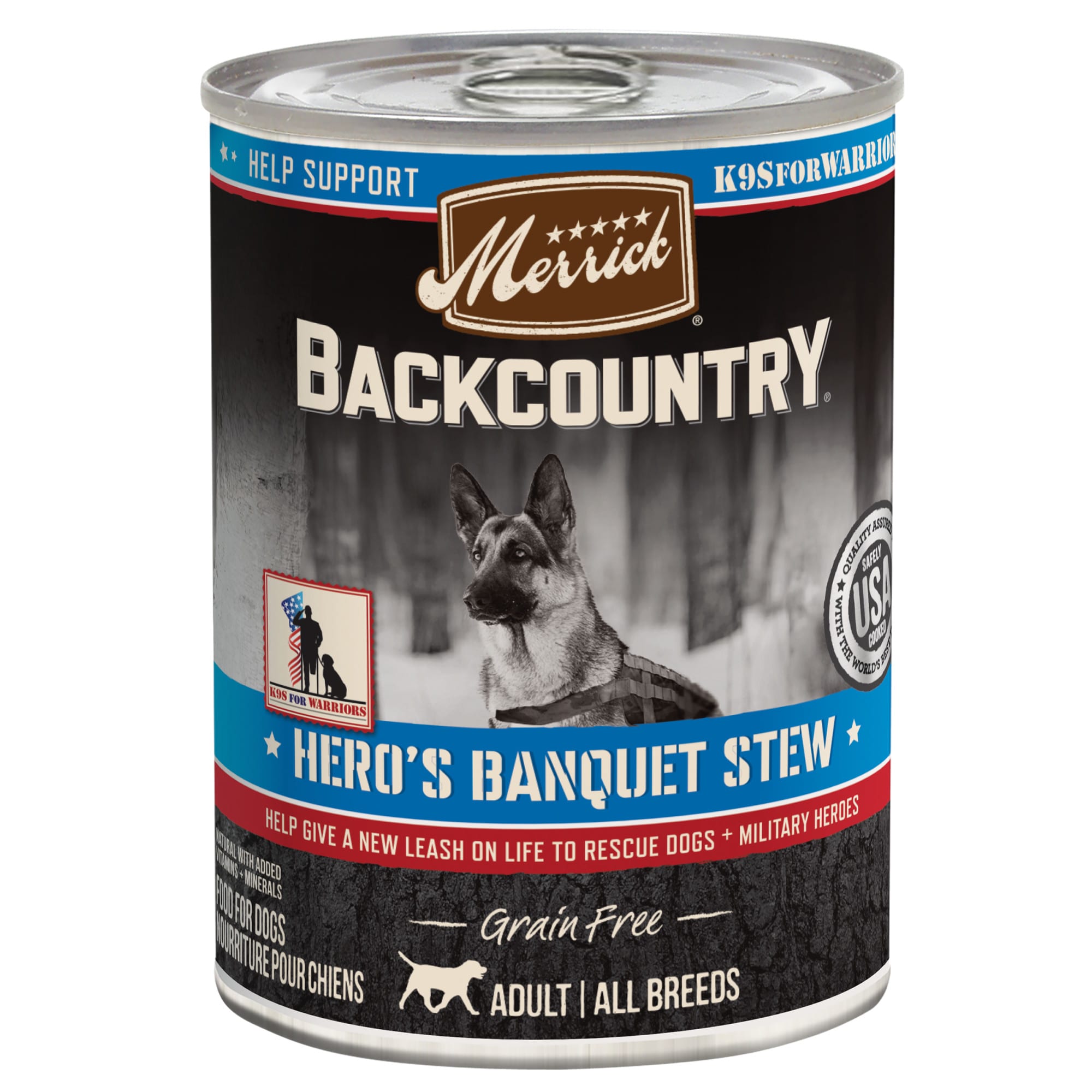 Merrick Backcountry Grain Free Hero s Banquet Stew Wet Dog Food