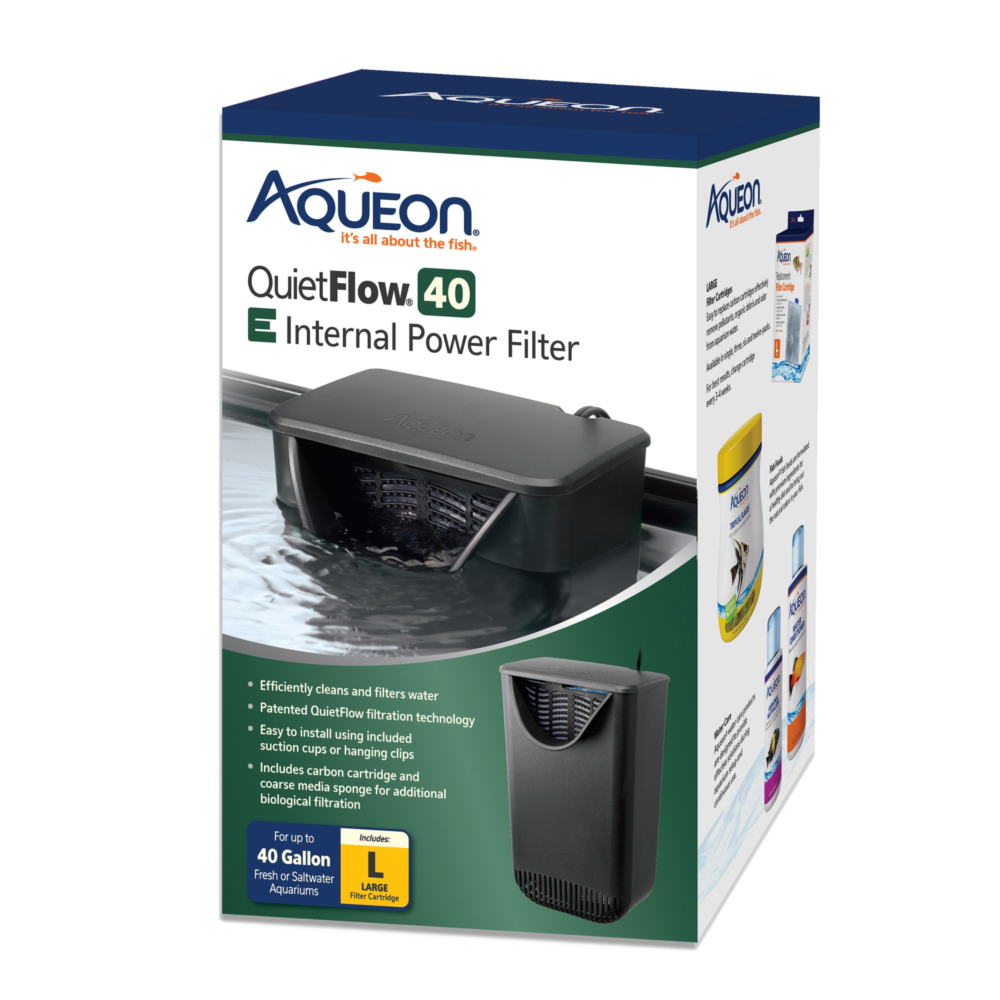 Graden Celsius Geloofsbelijdenis Perseus Aqueon Large Filter Quietflow Internal, 40 Gallon | Petco