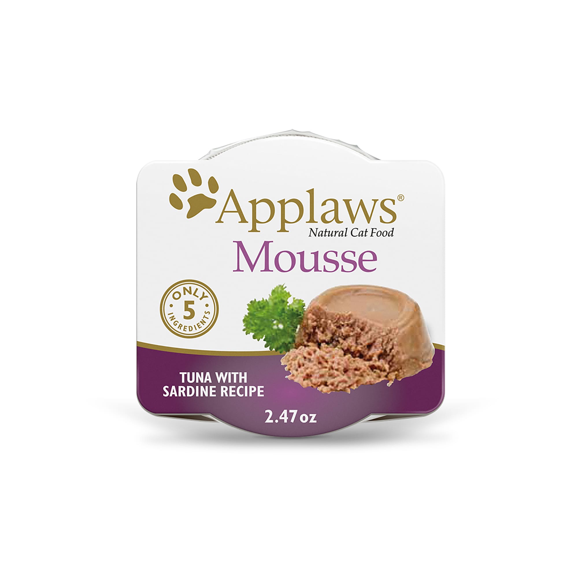 volgorde Ademen Familielid Applaws Natural Mousse Tuna with Sardine Wet Cat Food, 2.47 oz., Case of 12  | Petco
