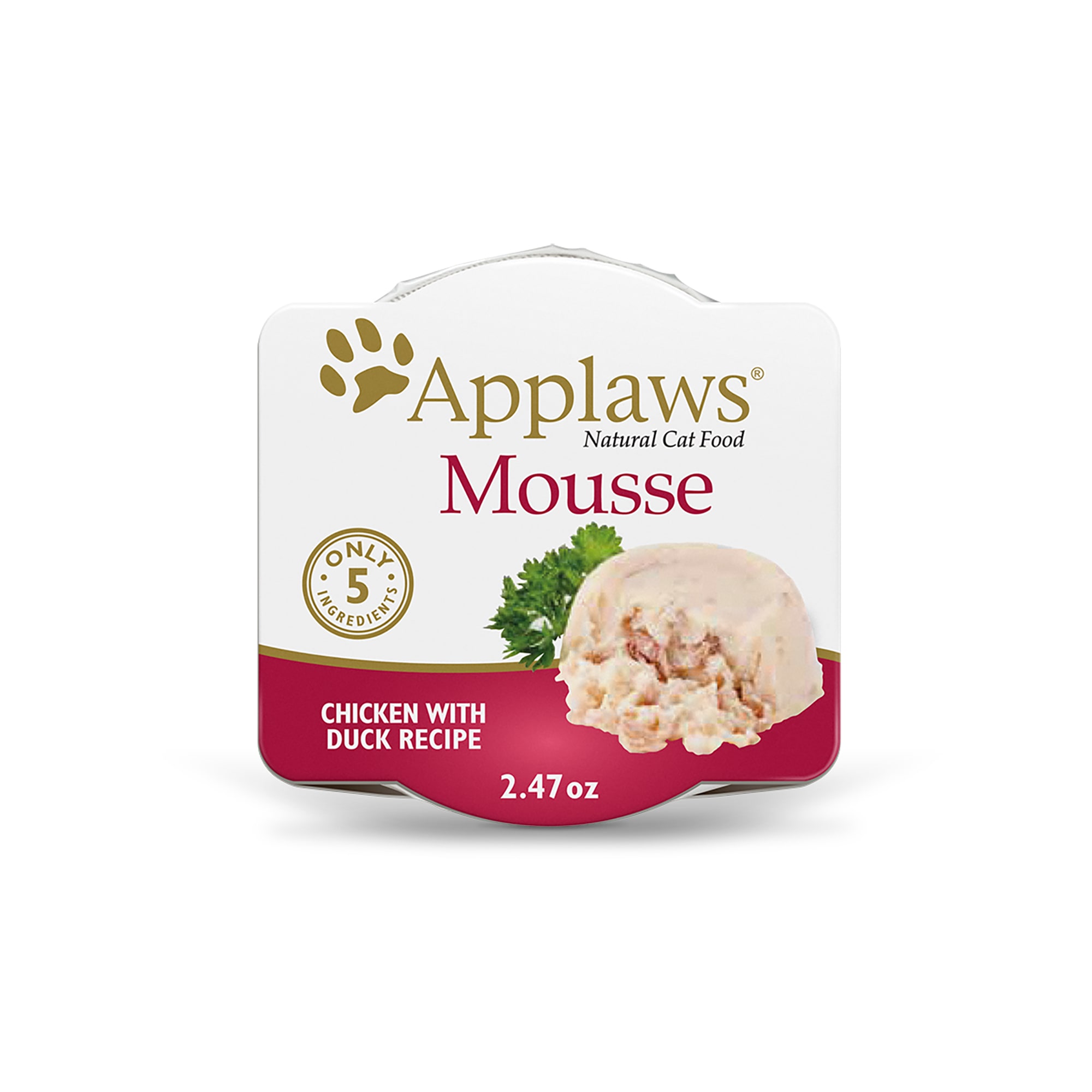 was Beschaven rekken Applaws Natural Mousse Chicken with Duck Wet Cat Food, 2.47 oz., Case of 12  | Petco