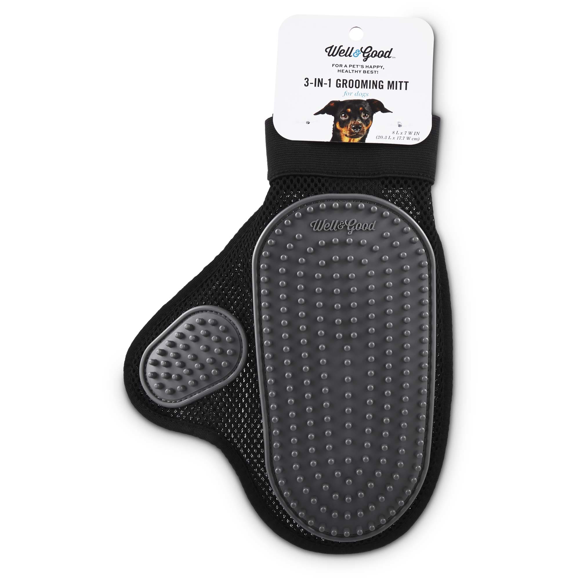 Dog on sale grooming mitt