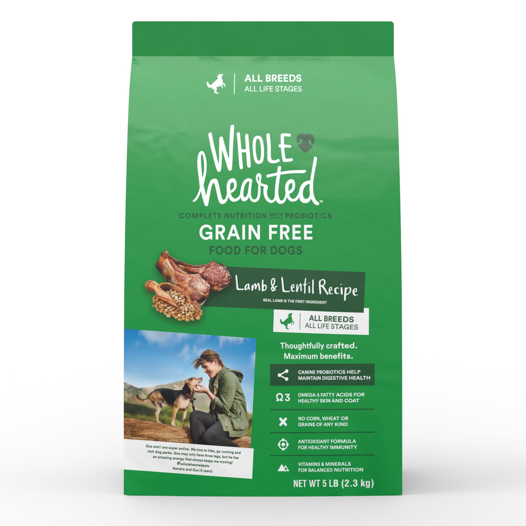 grain free lentil free dog food