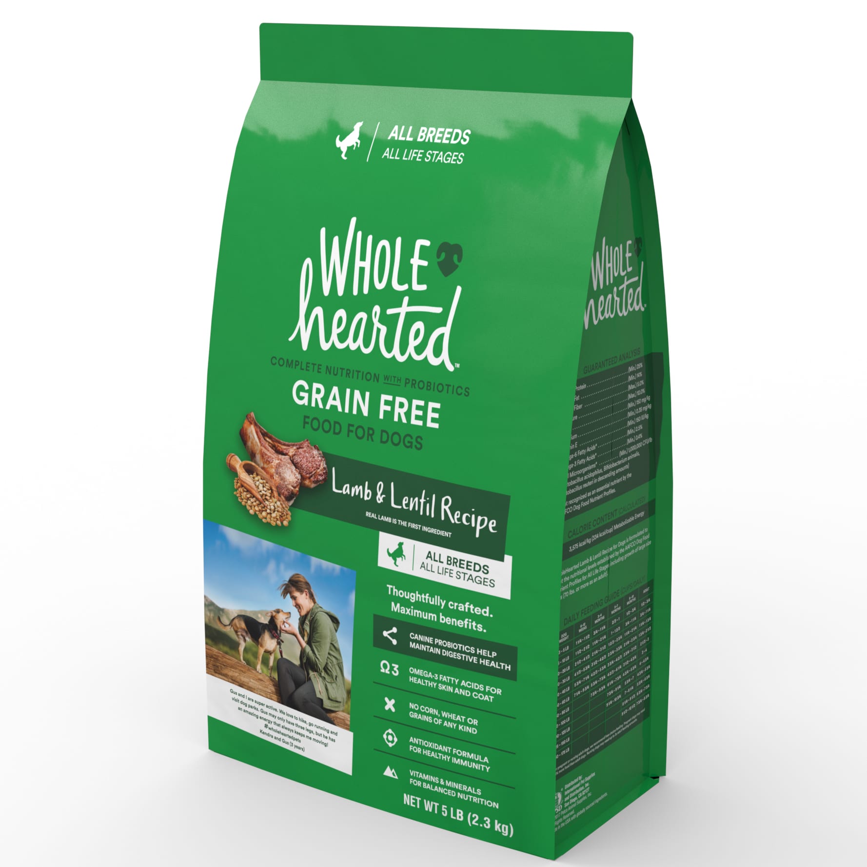 Wholehearted lamb and lentil sales dog food