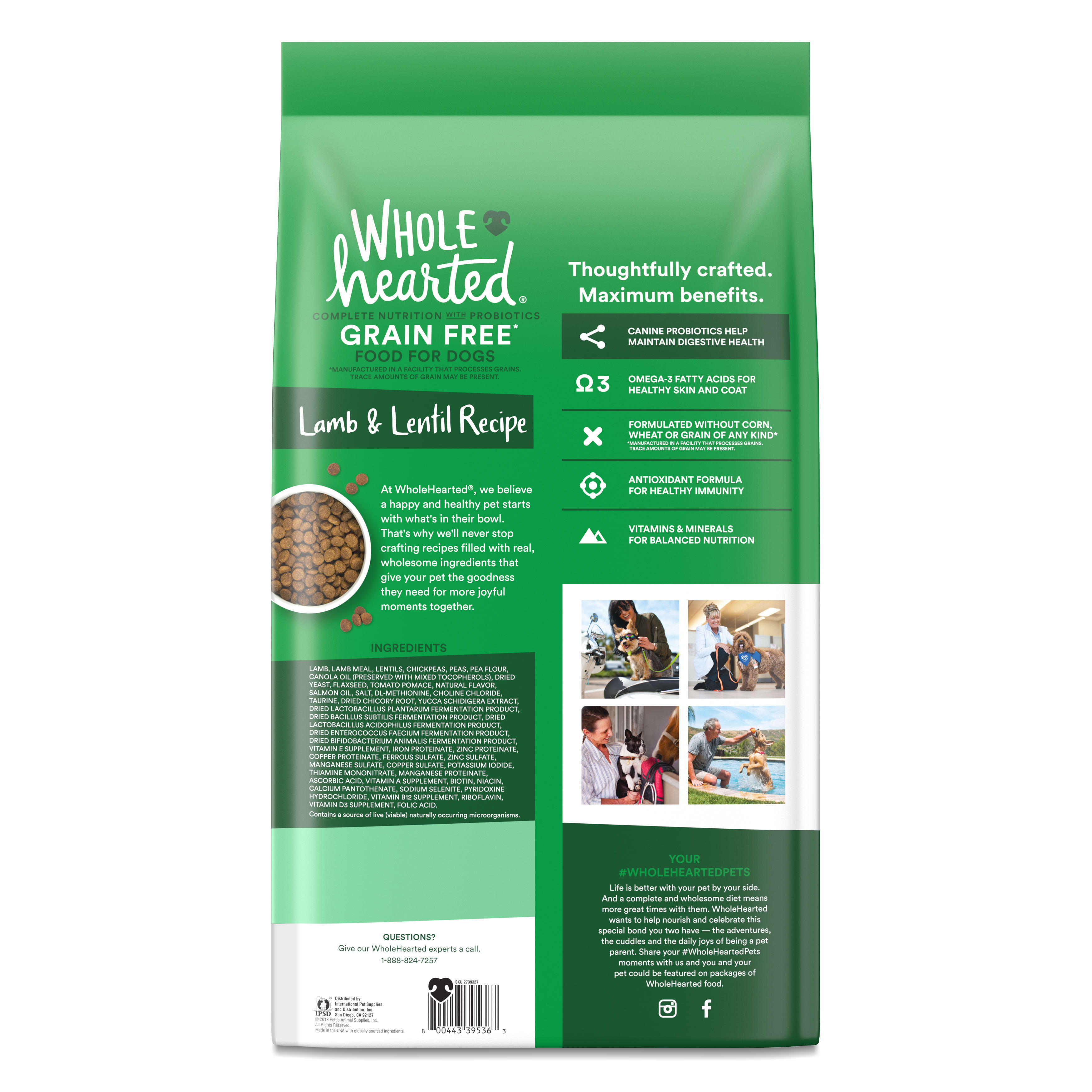 Wholehearted duck and 2025 lentil dog food reviews