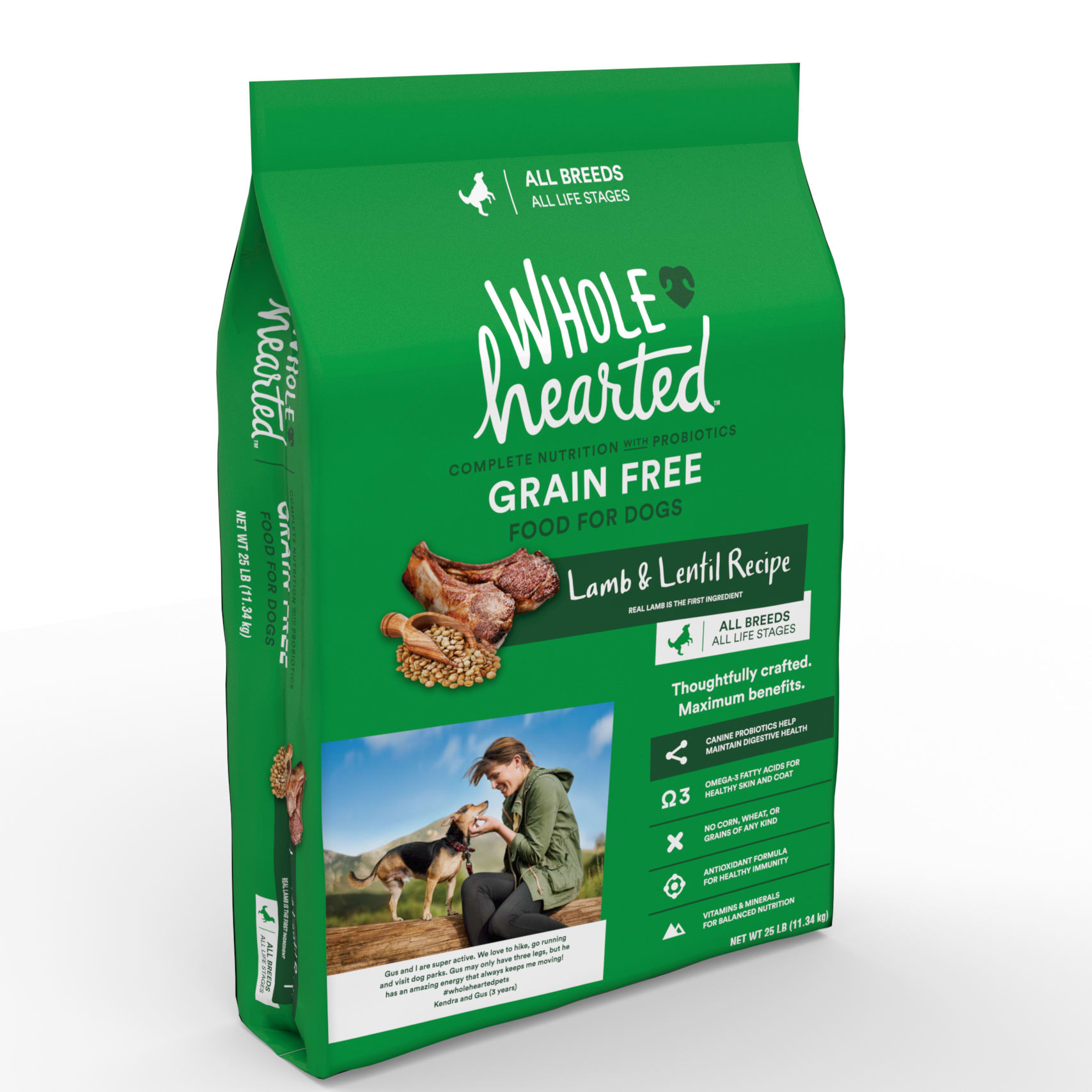 Wholehearted dog sale food lamb